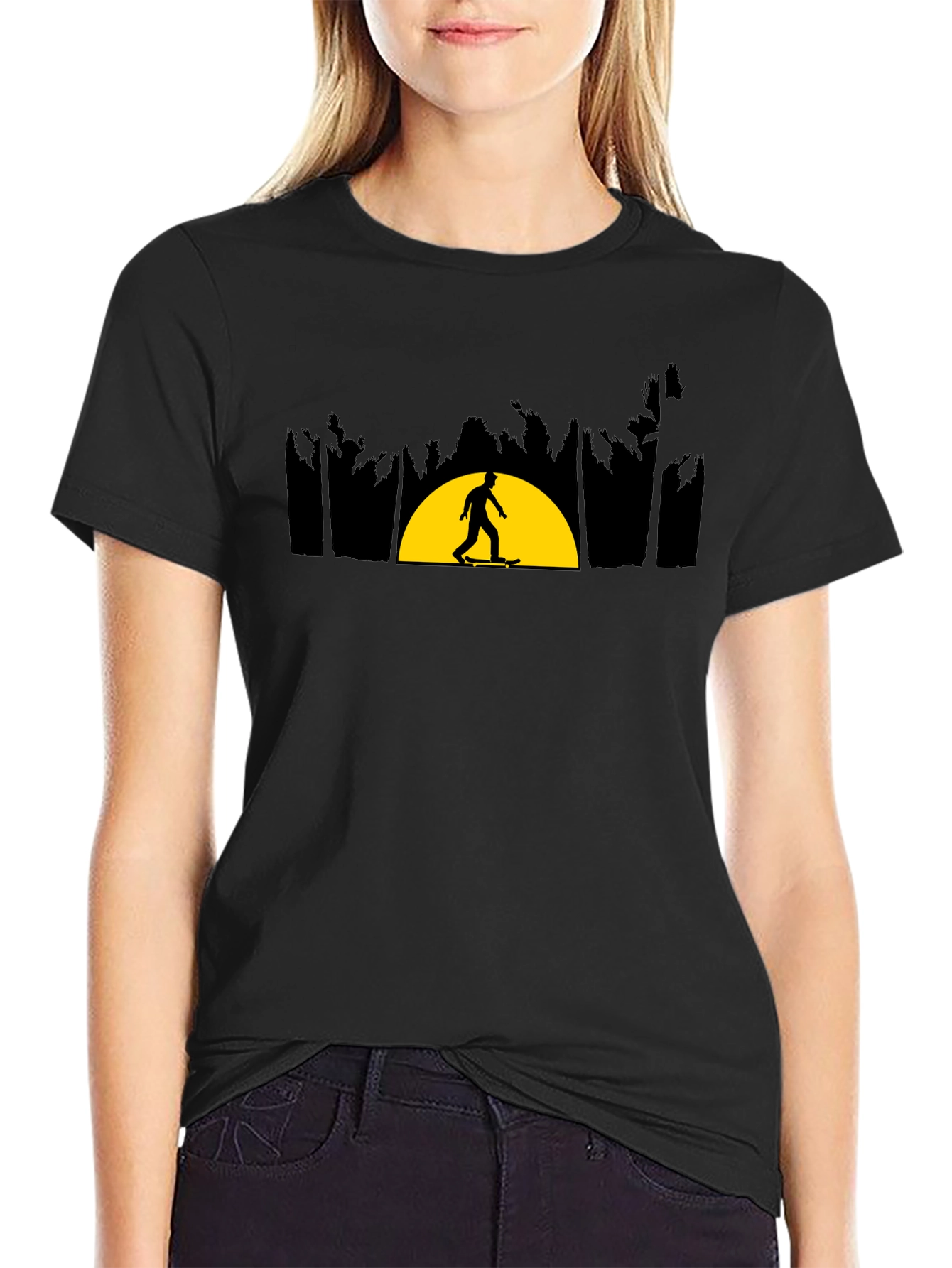 Skate Sunset Tee - Cool Graphic T-Shirt