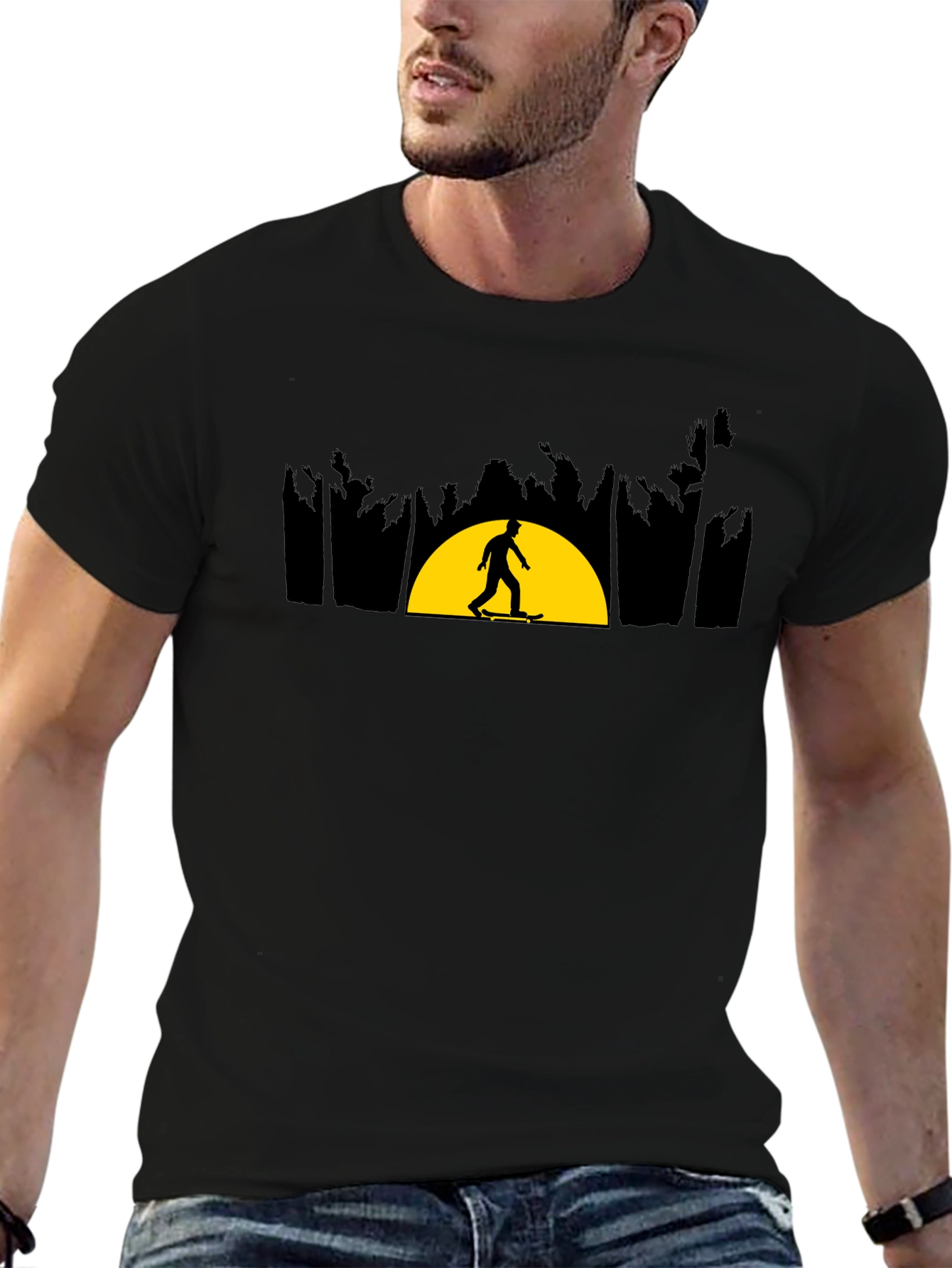 Skate Sunset Tee - Cool Graphic T-Shirt