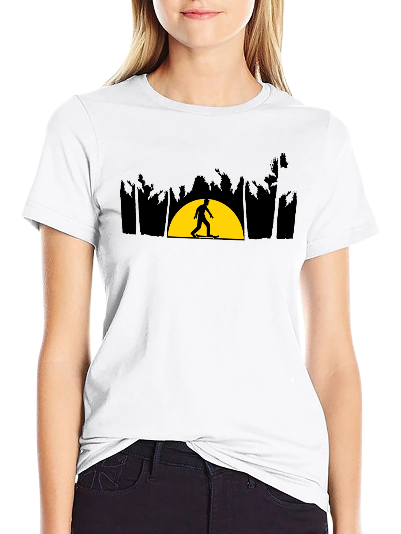 Skate Sunset Tee - Cool Graphic T-Shirt