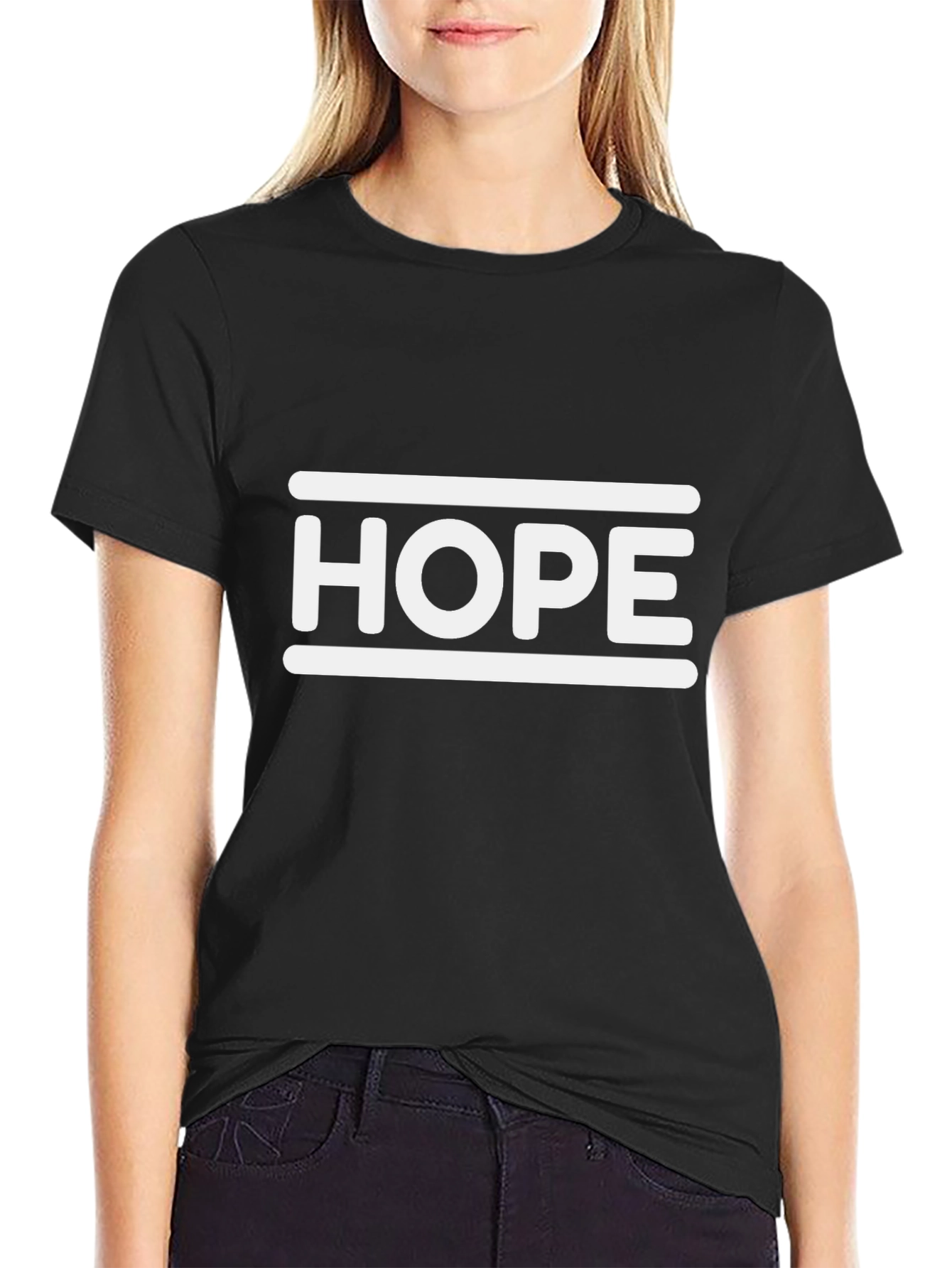 Hope Graphic Tee - Unisex Black T-Shirt