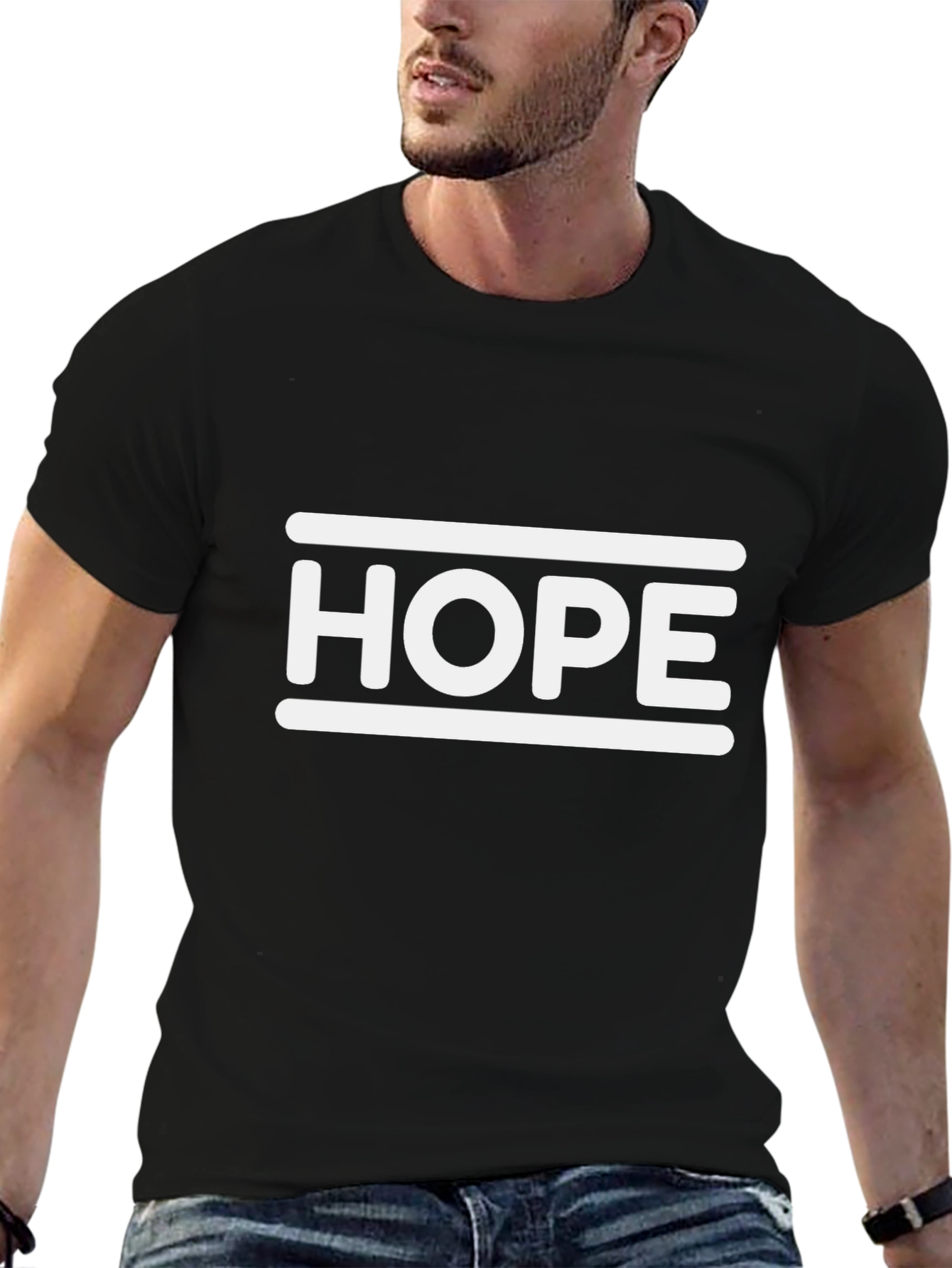 Hope Graphic Tee - Unisex Black T-Shirt