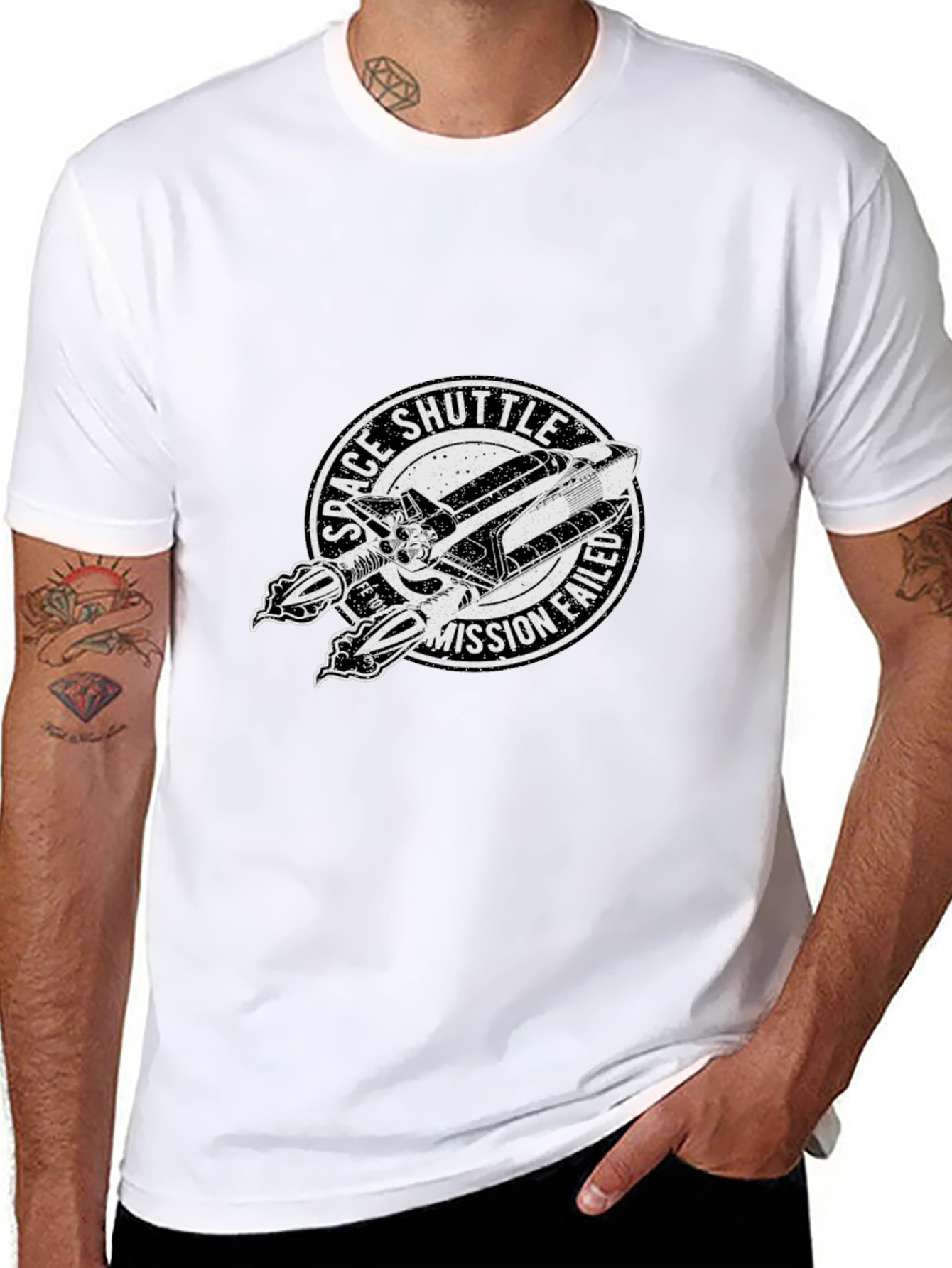 Space Shuttle Mission Failed Graphic T-Shirt