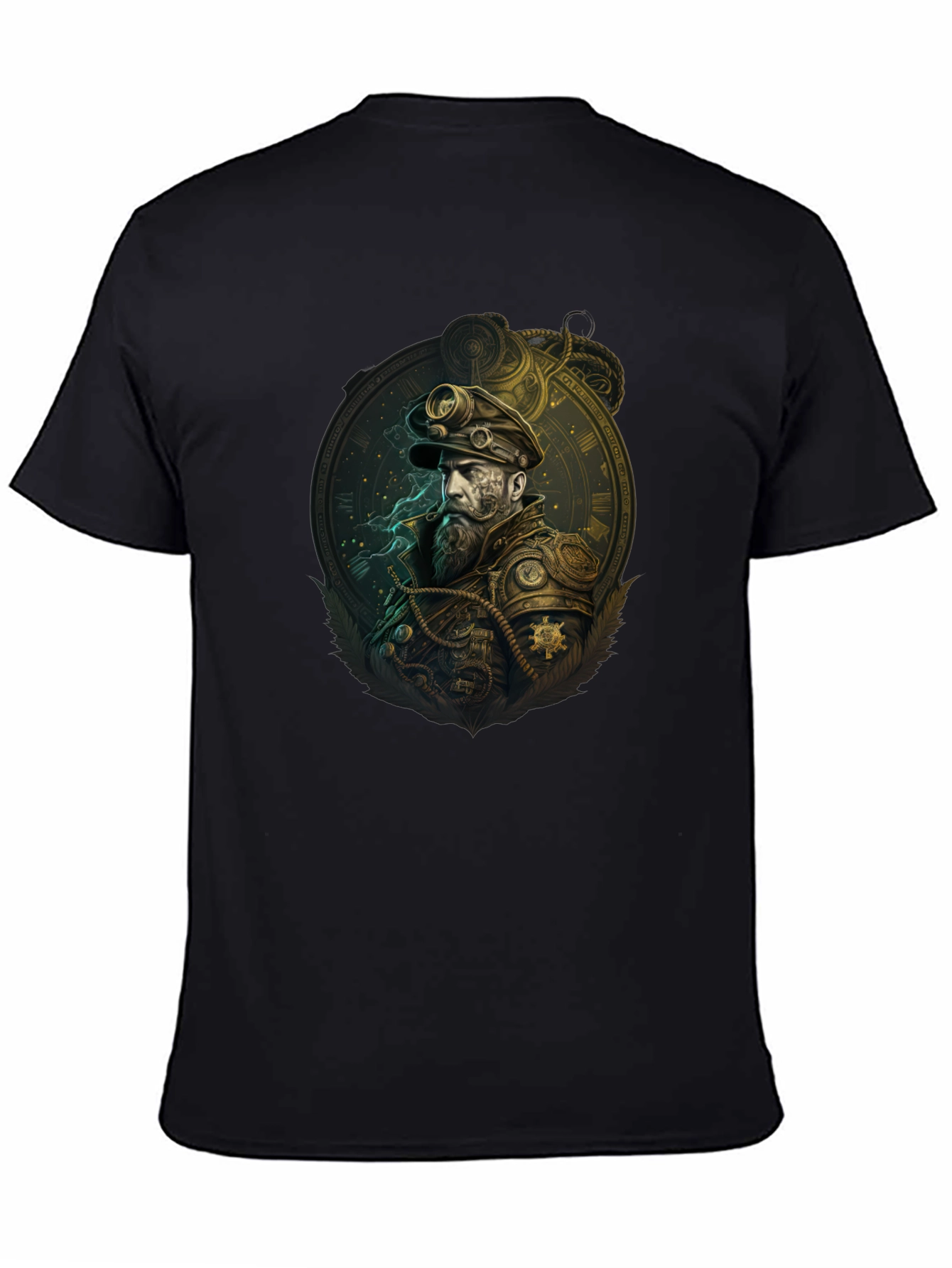 Steampunk Captain Graphic Tee - Unique Design