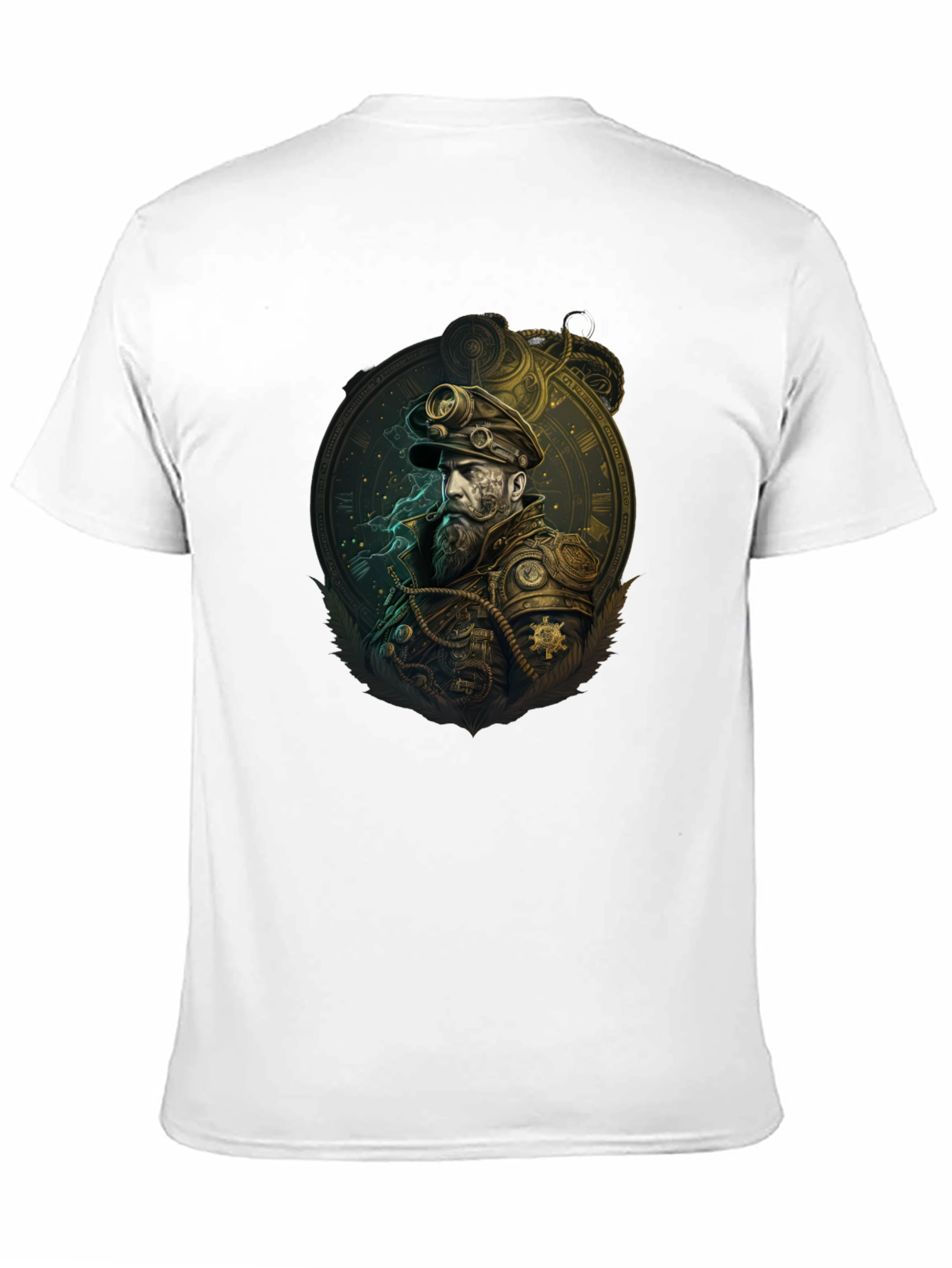 Steampunk Captain Graphic Tee - Unique Design