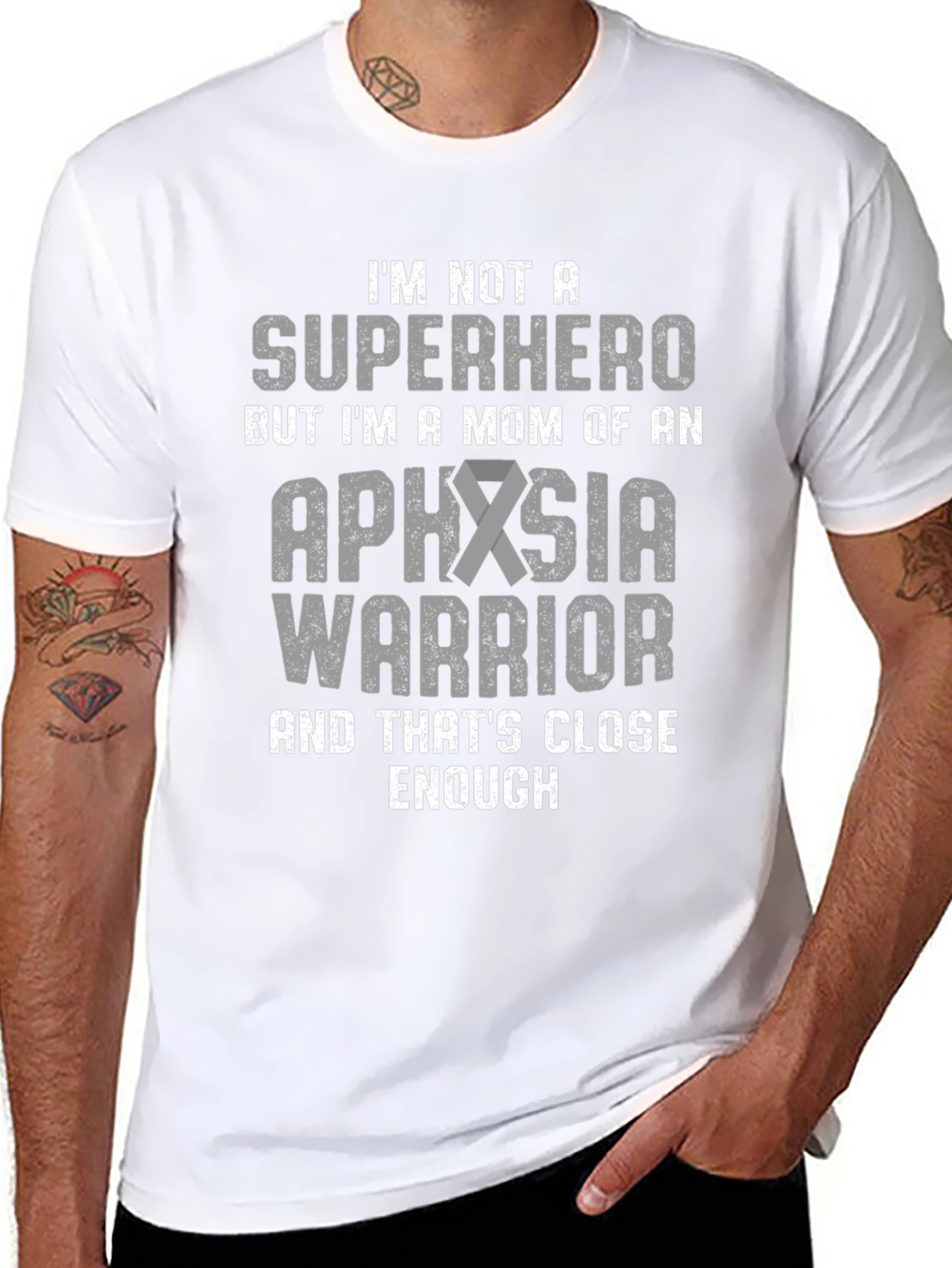 Aphasia Warrior Mom Graphic Tee