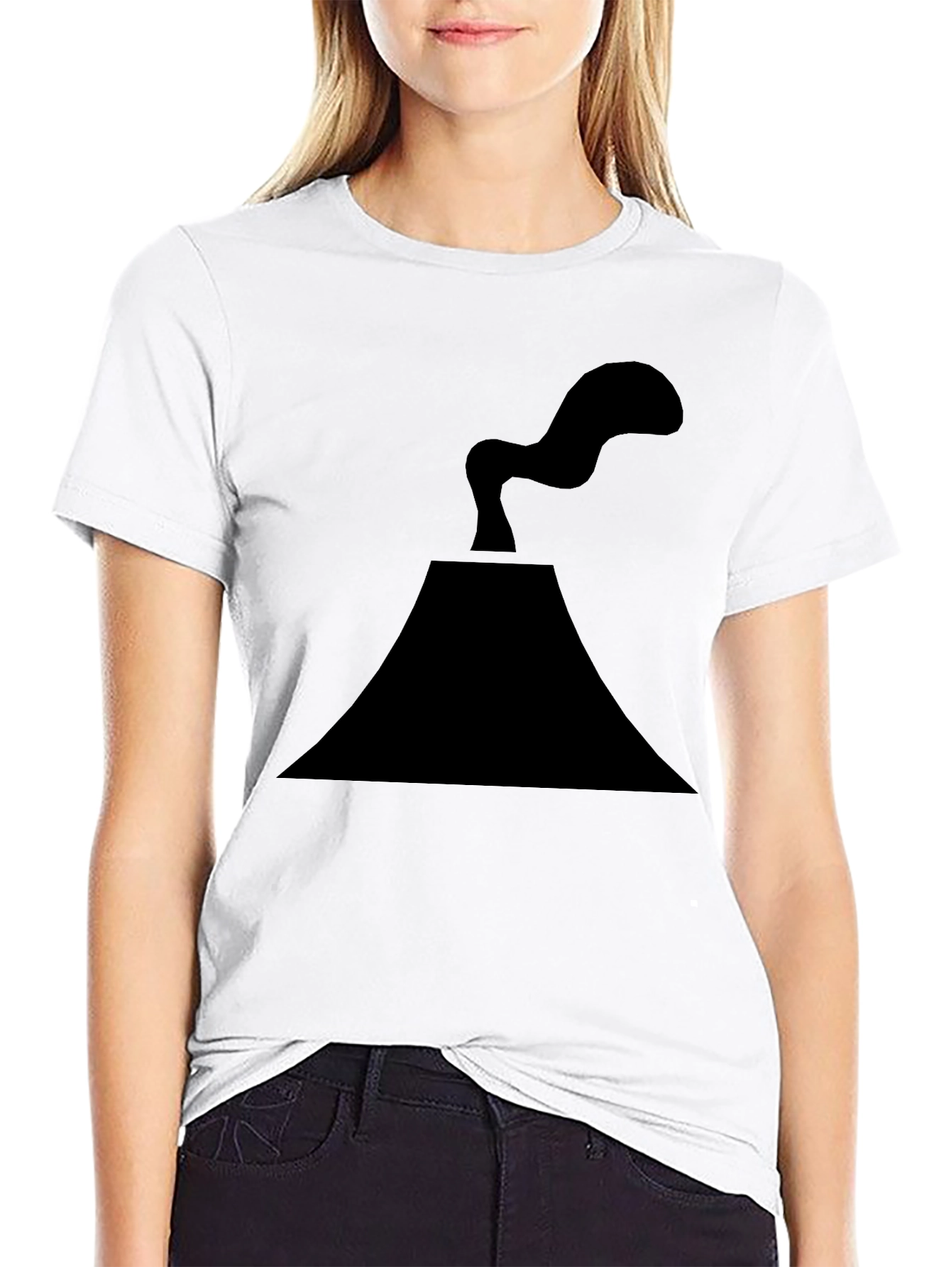 Volcano Graphic Tee - Black