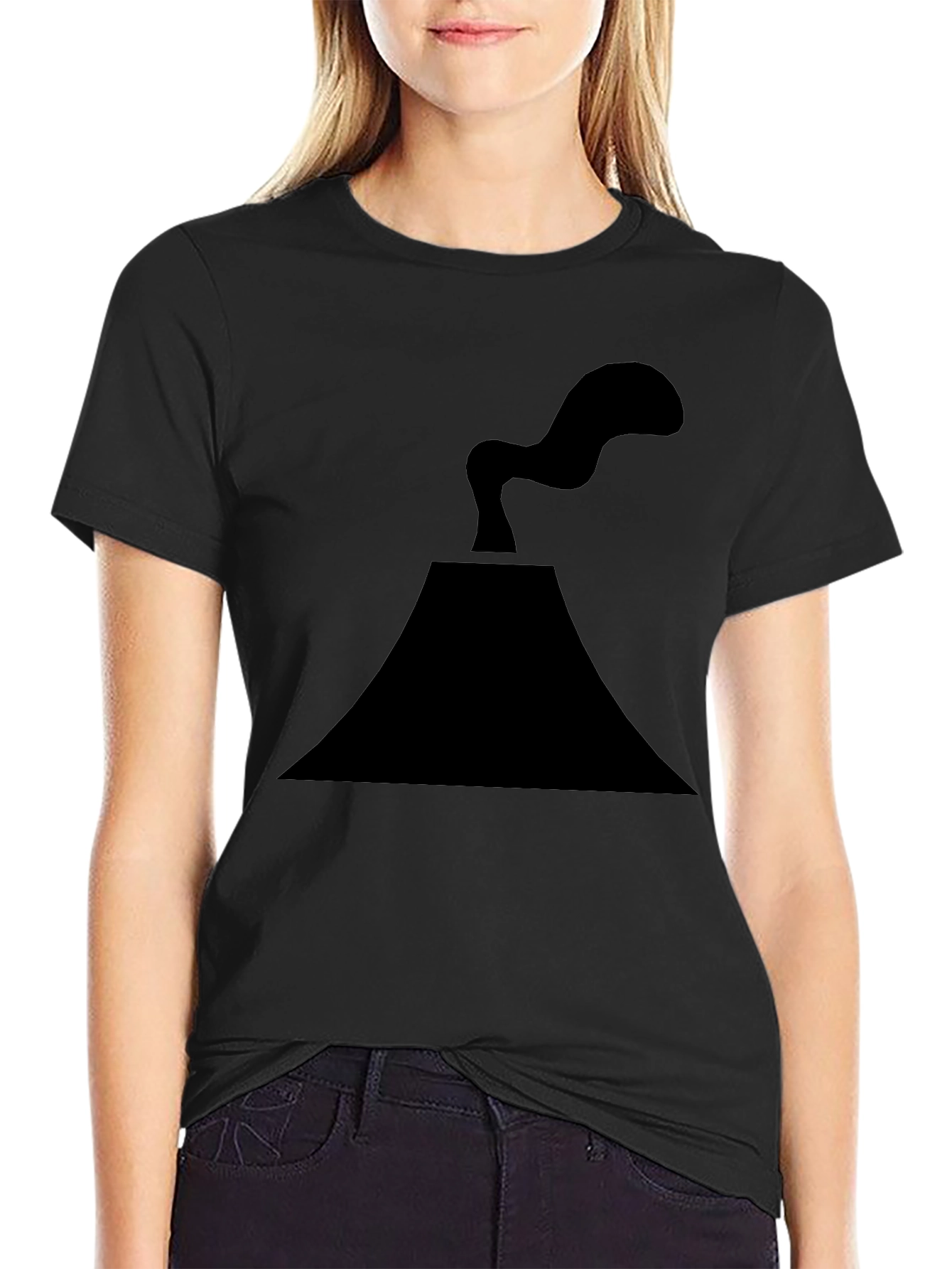 Volcano Graphic Tee - Black