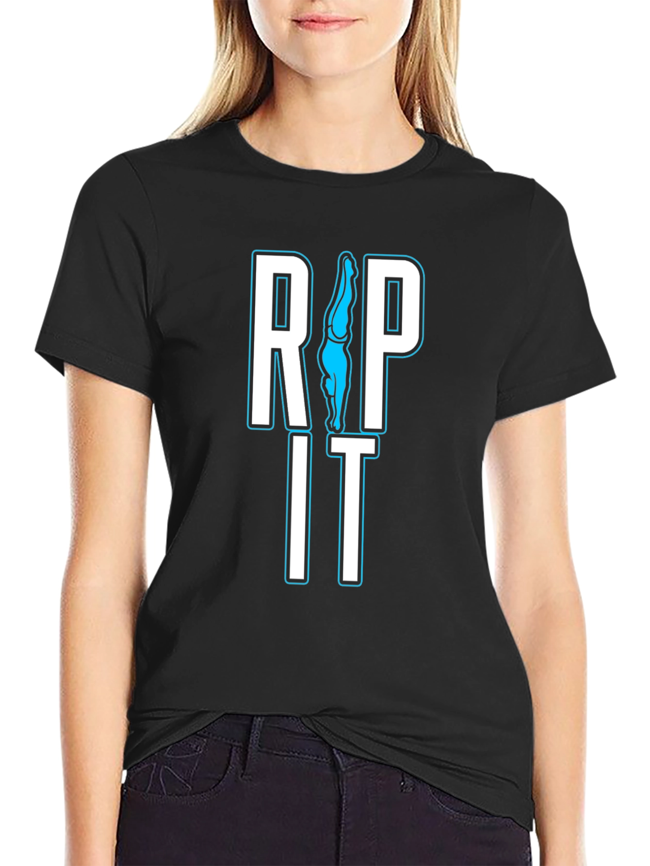 Rip It Diving T-Shirt - Funny Diving Apparel