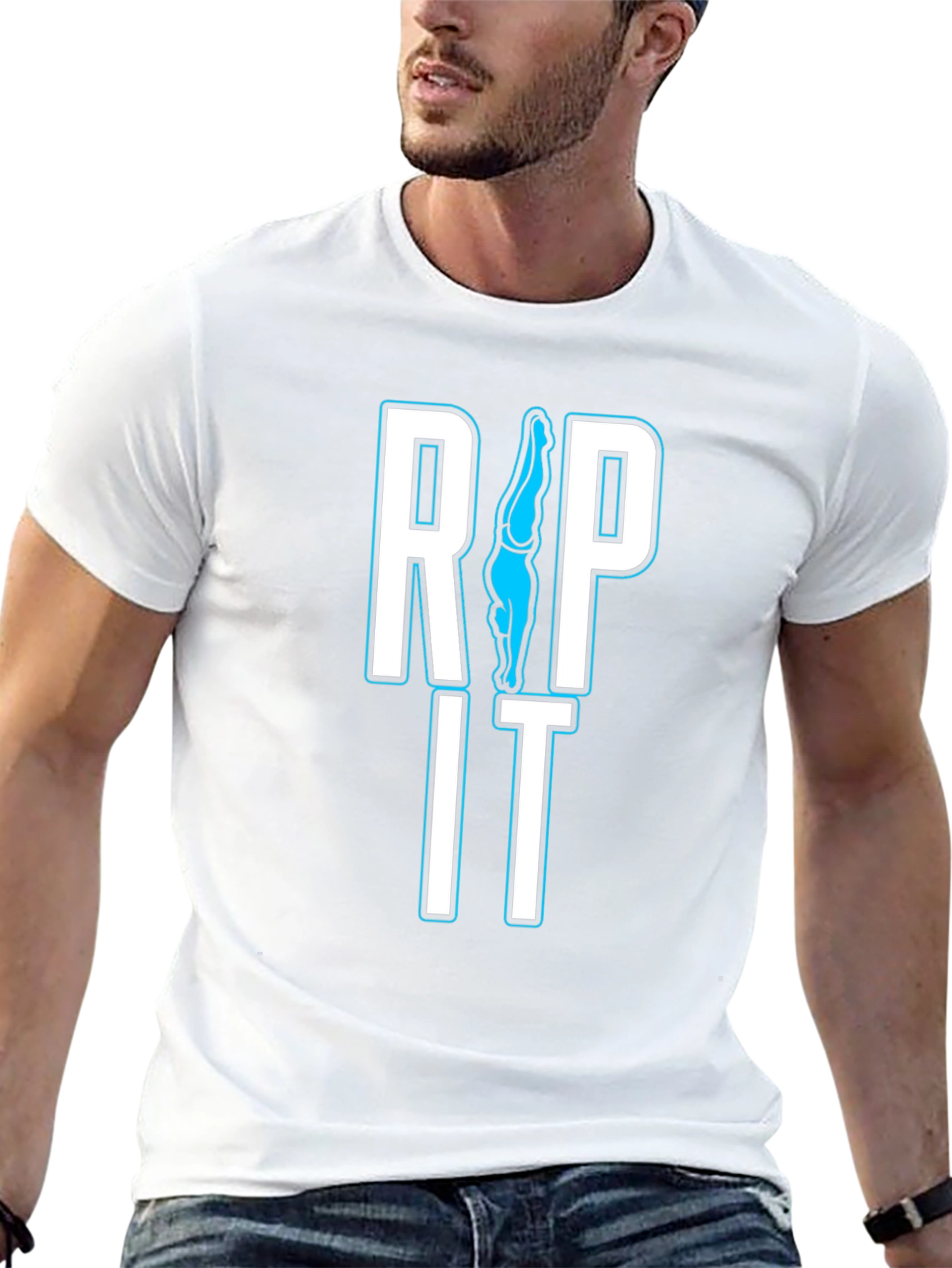 Rip It Diving T-Shirt - Funny Diving Apparel
