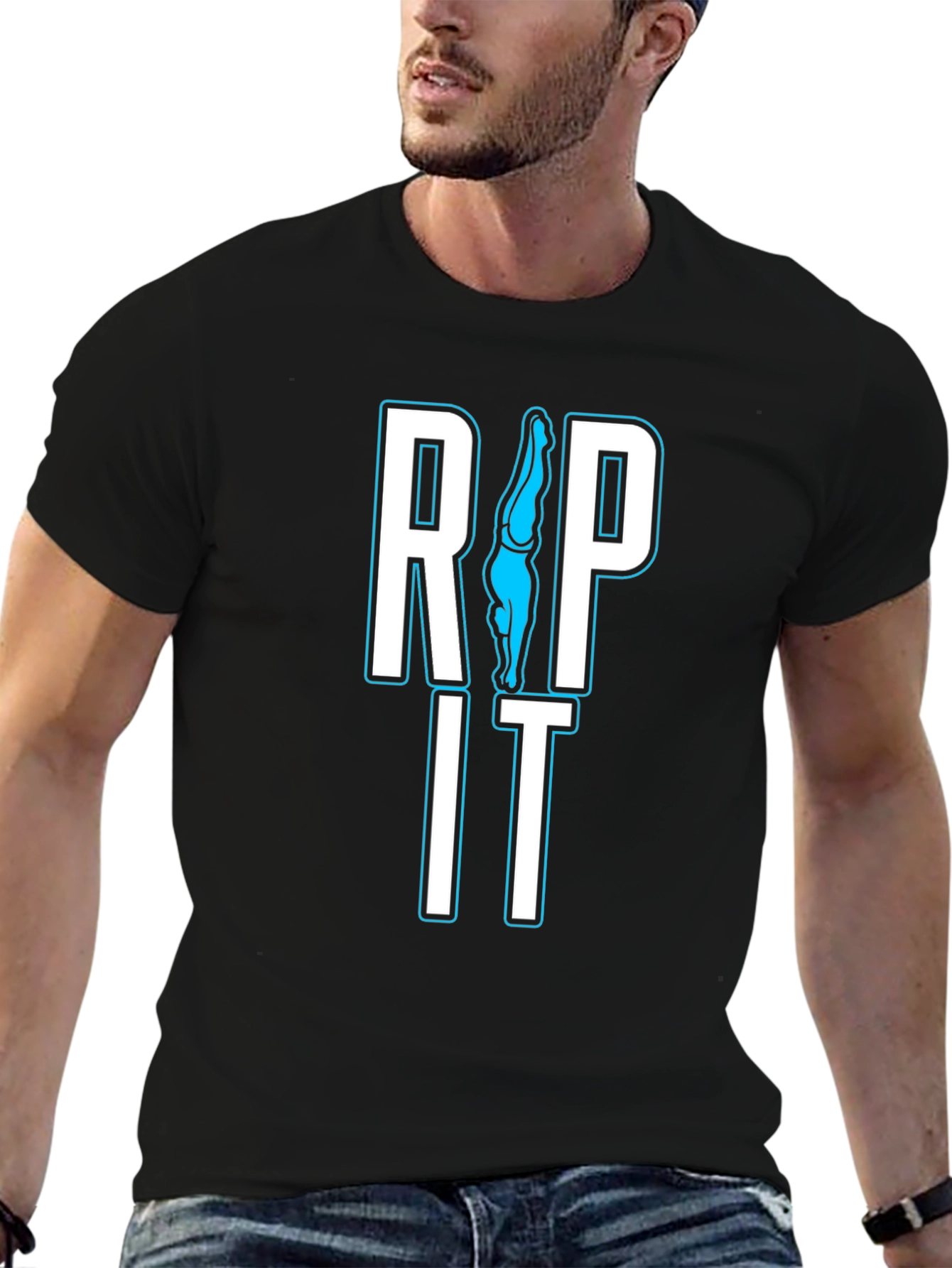 Rip It Diving T-Shirt - Funny Diving Apparel