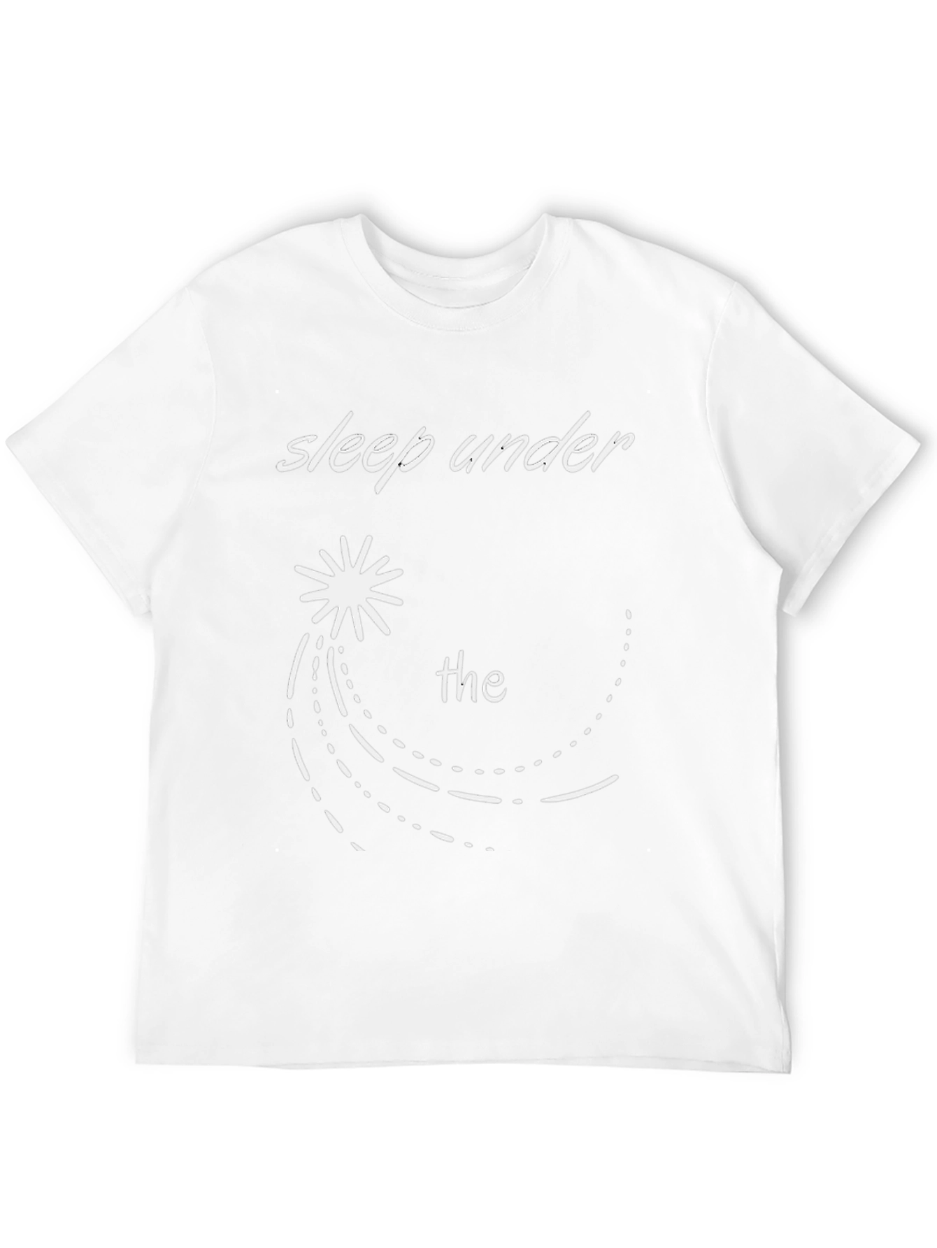 Sleep Under the Stars Black Graphic T-Shirt
