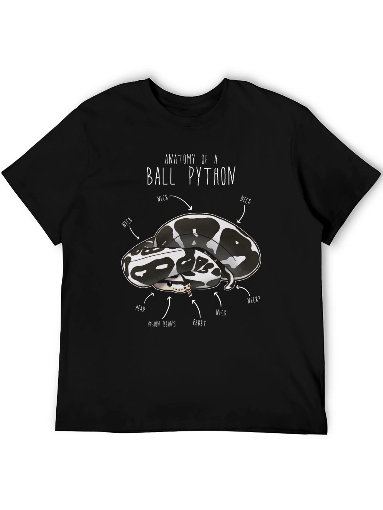 Anatomy of a Ball Python T-Shirt