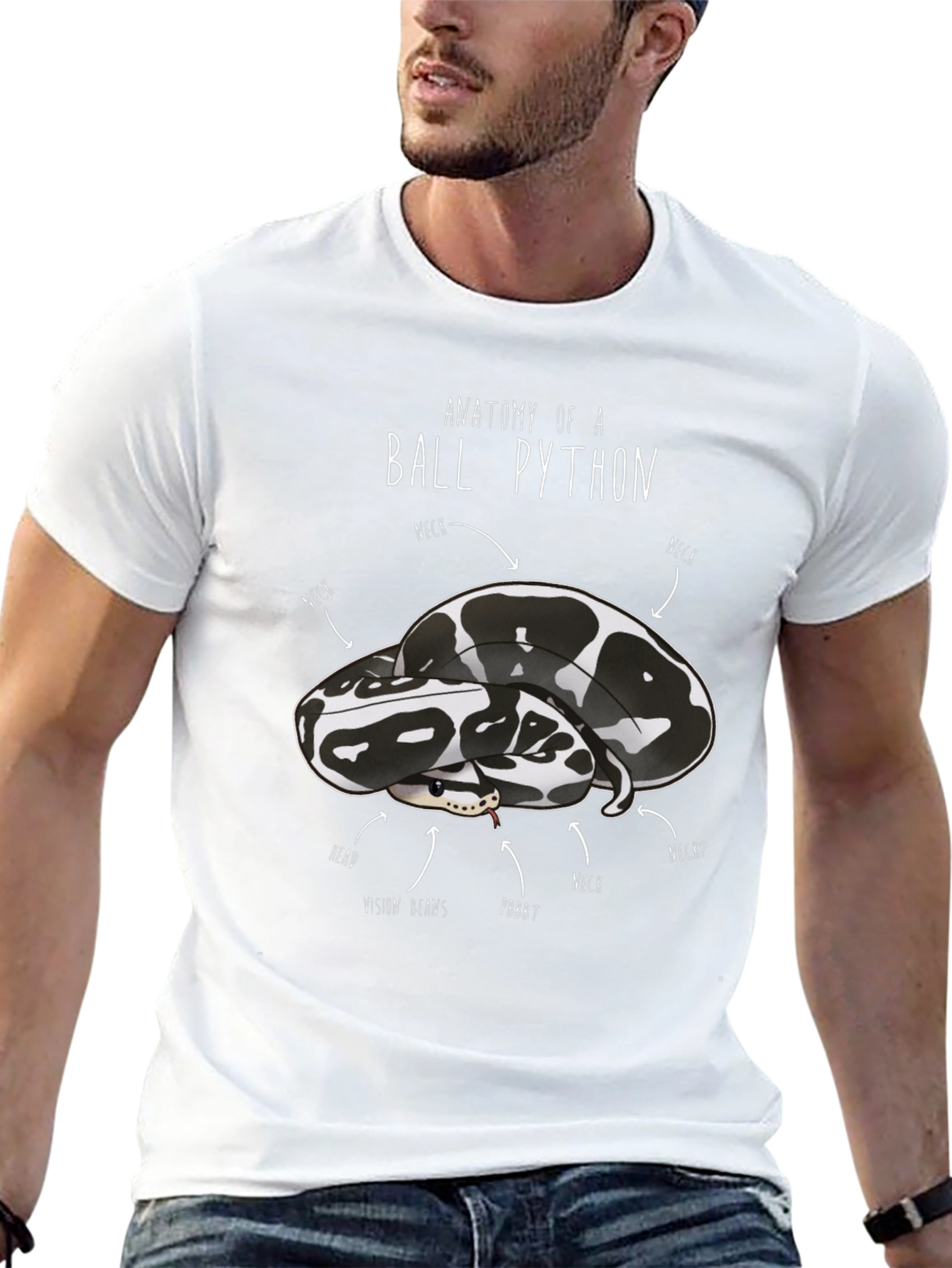 Anatomy of a Ball Python T-Shirt