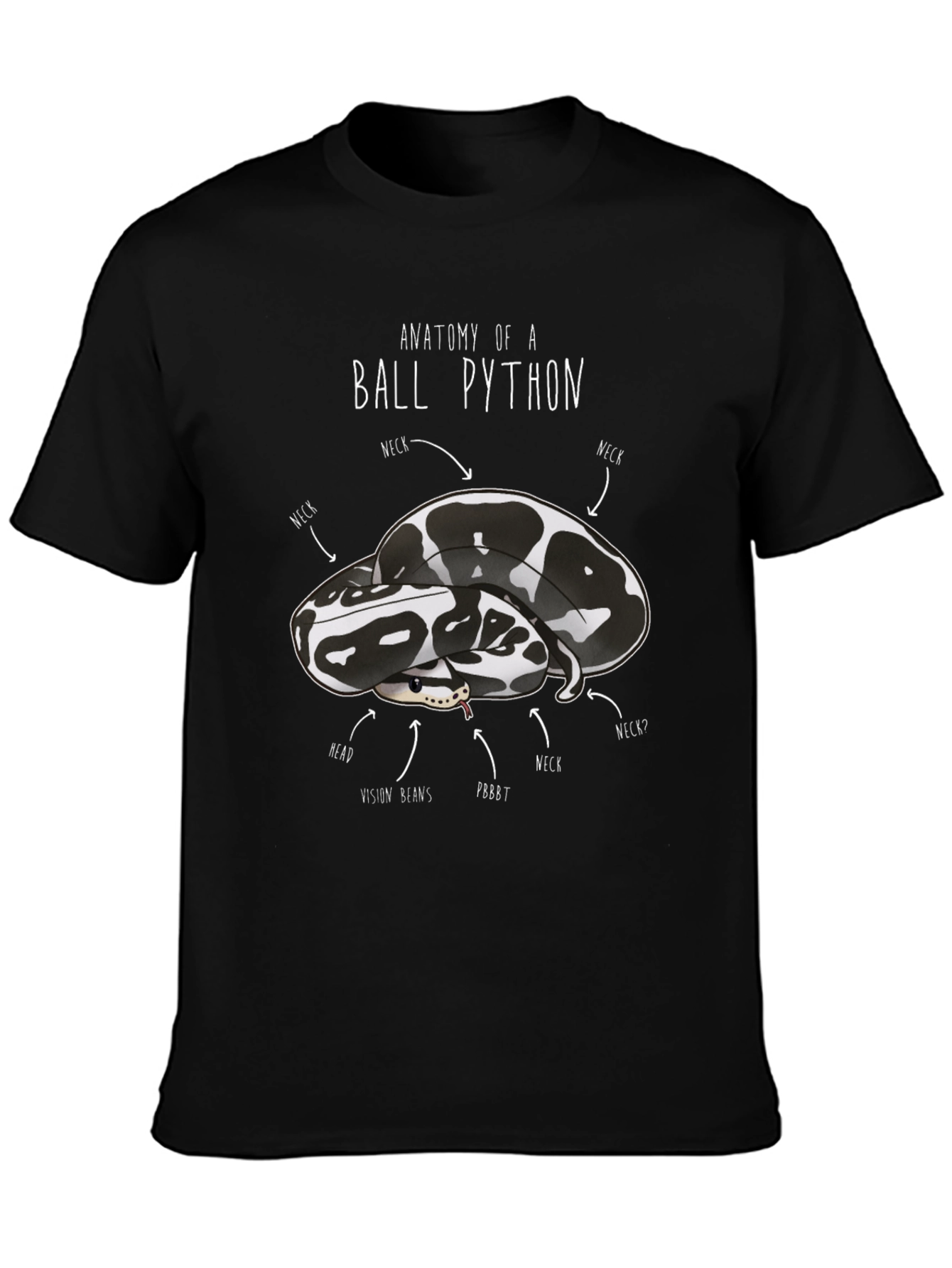 Anatomy of a Ball Python T-Shirt