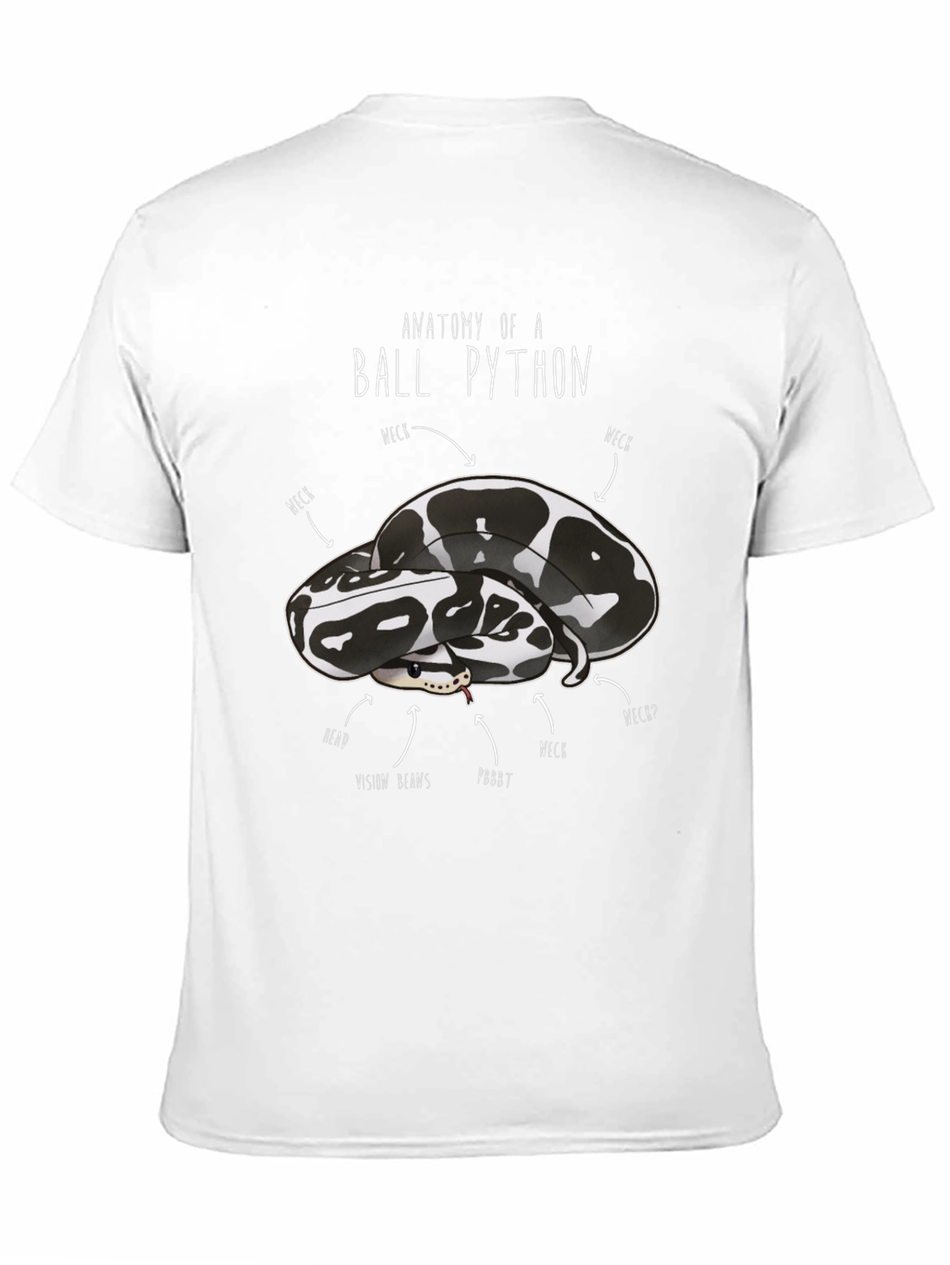 Anatomy of a Ball Python T-Shirt