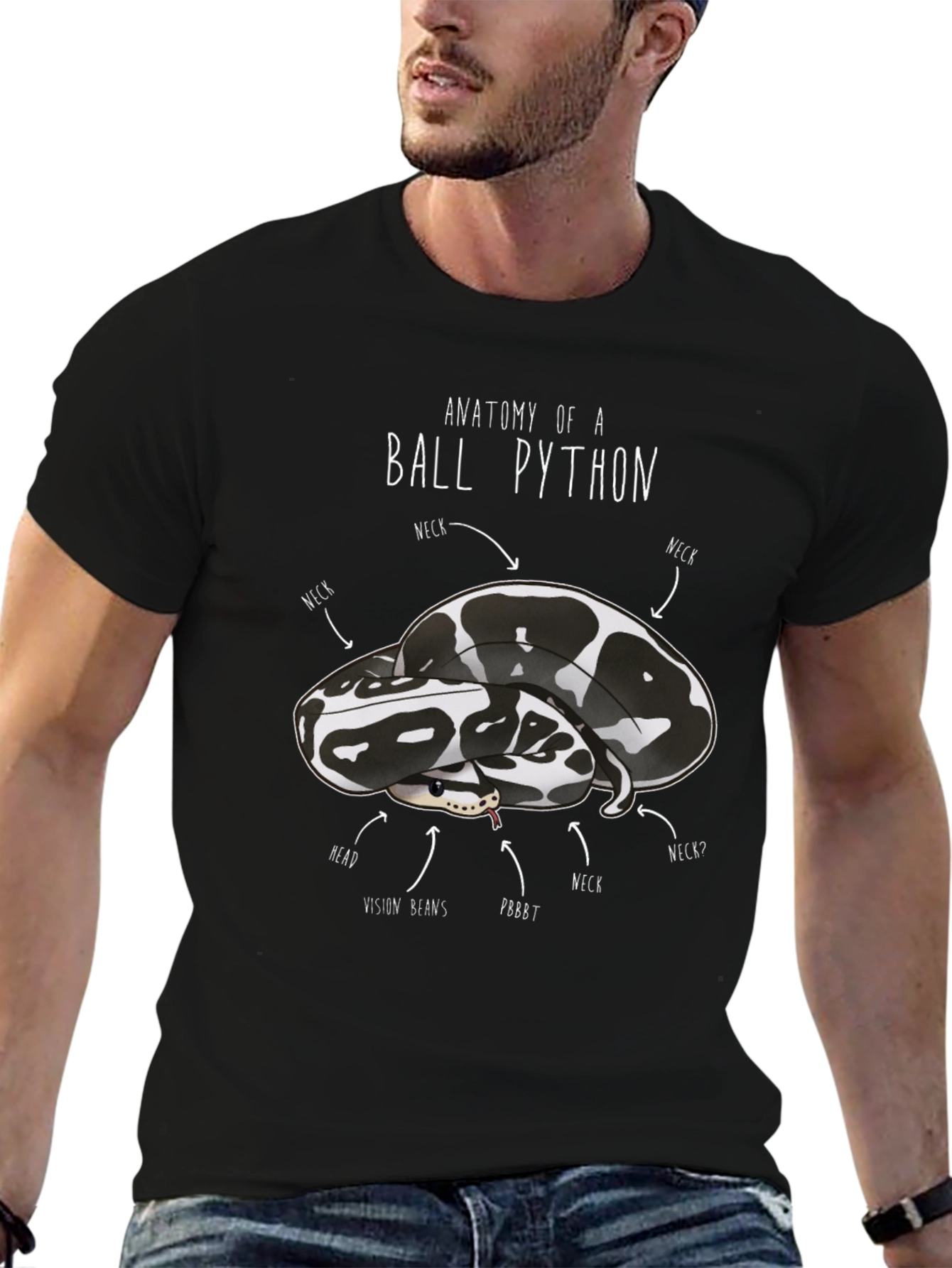 Anatomy of a Ball Python T-Shirt