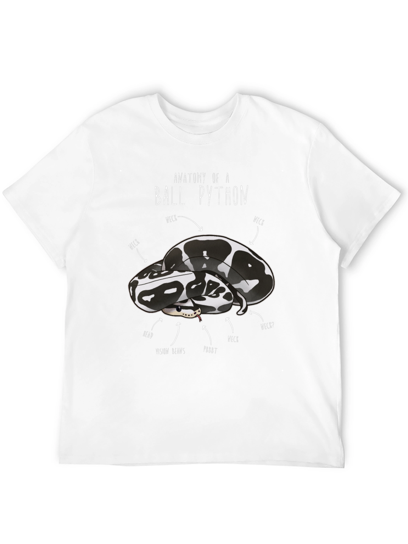 Anatomy of a Ball Python T-Shirt