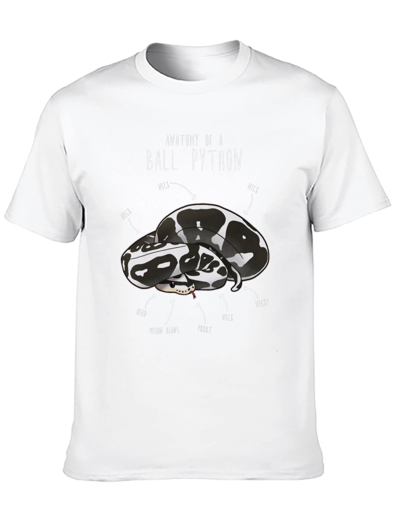 Anatomy of a Ball Python T-Shirt