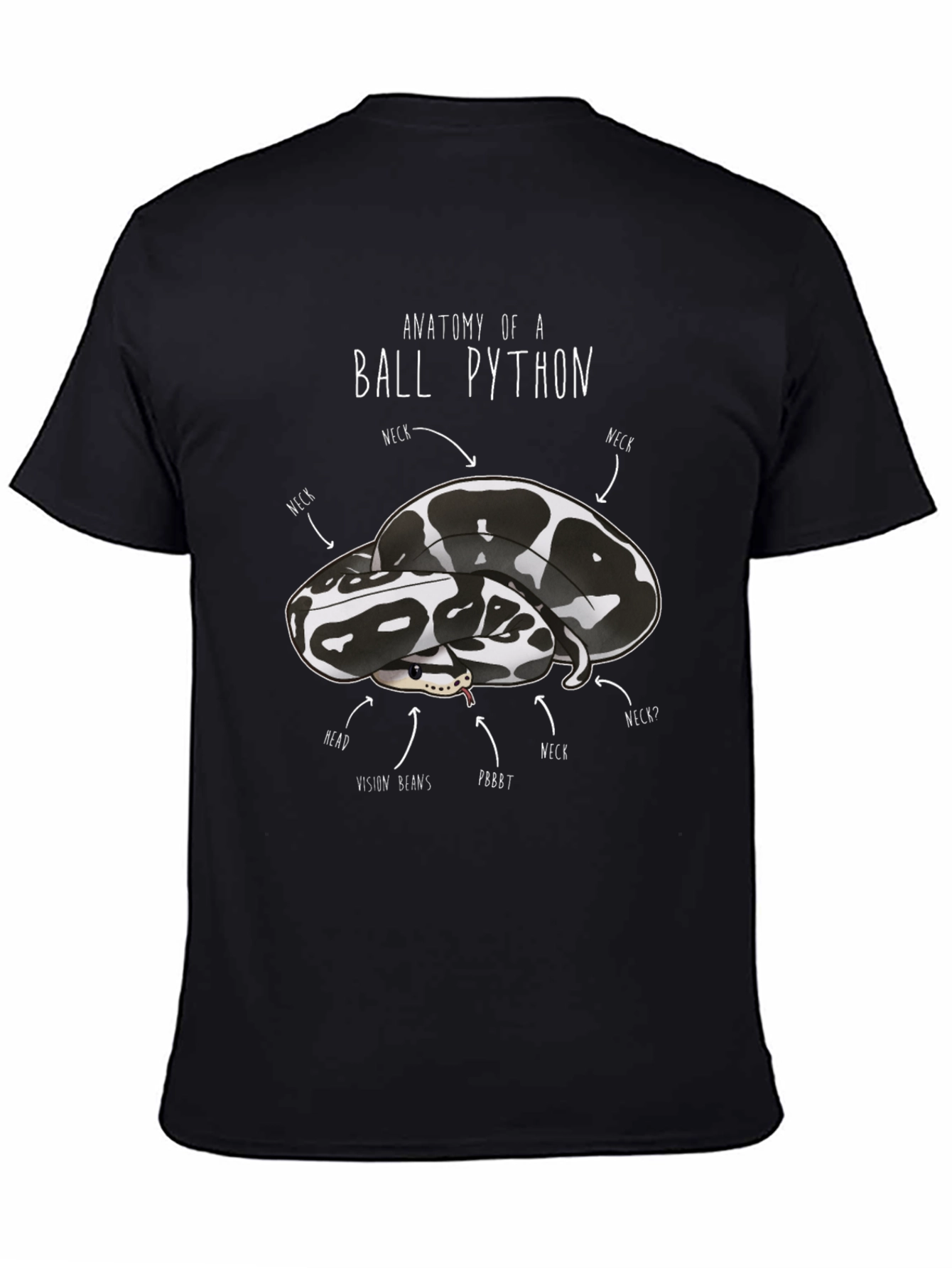 Anatomy of a Ball Python T-Shirt