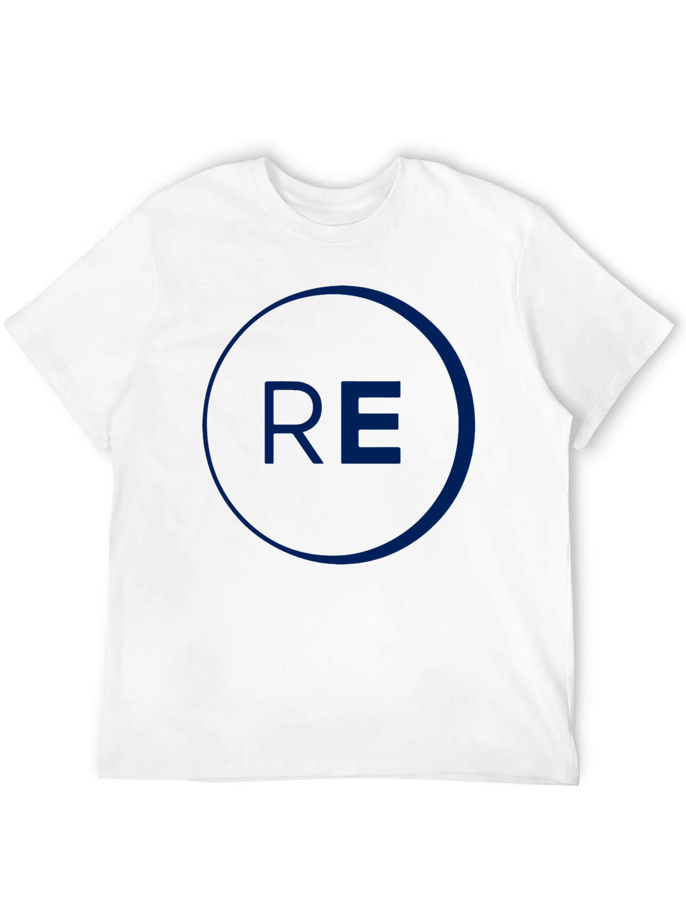 Mens Black Graphic Tee - Circle RE Design
