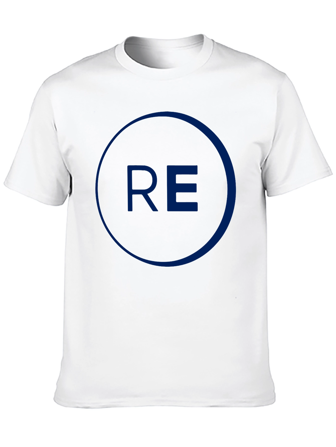 Mens Black Graphic Tee - Circle RE Design