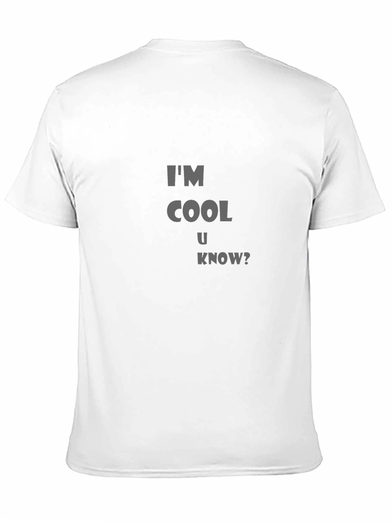 Cool Statement Black T-Shirt