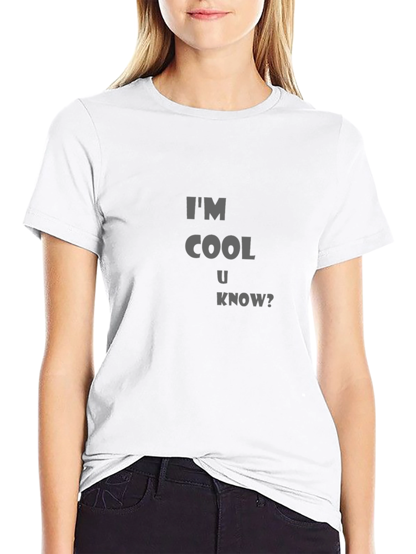 Cool Statement Black T-Shirt