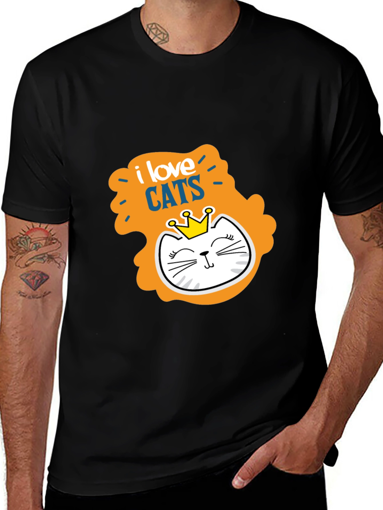 I Love Cats Graphic Tee