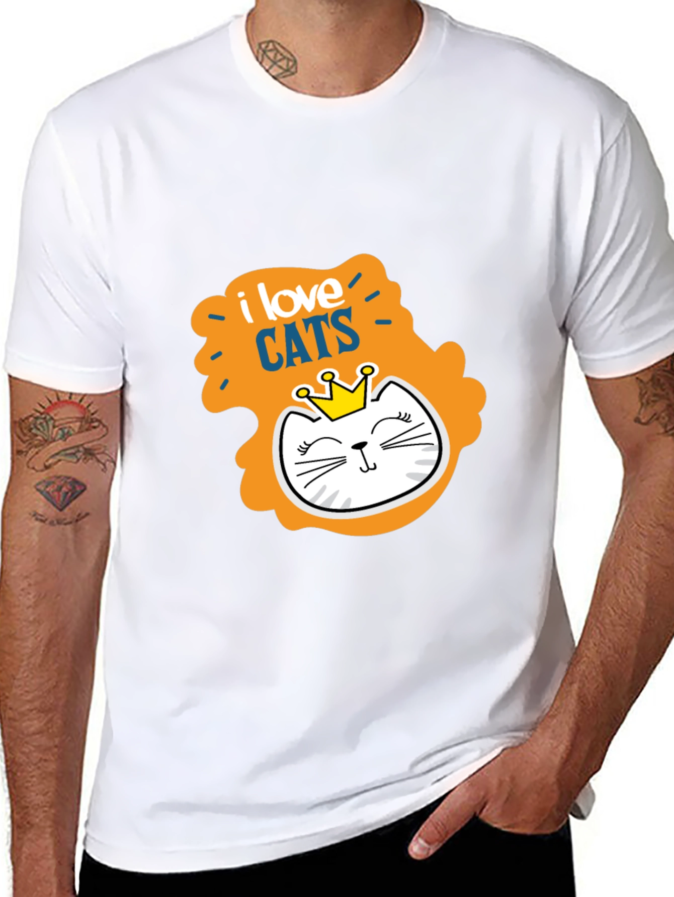 I Love Cats Graphic Tee