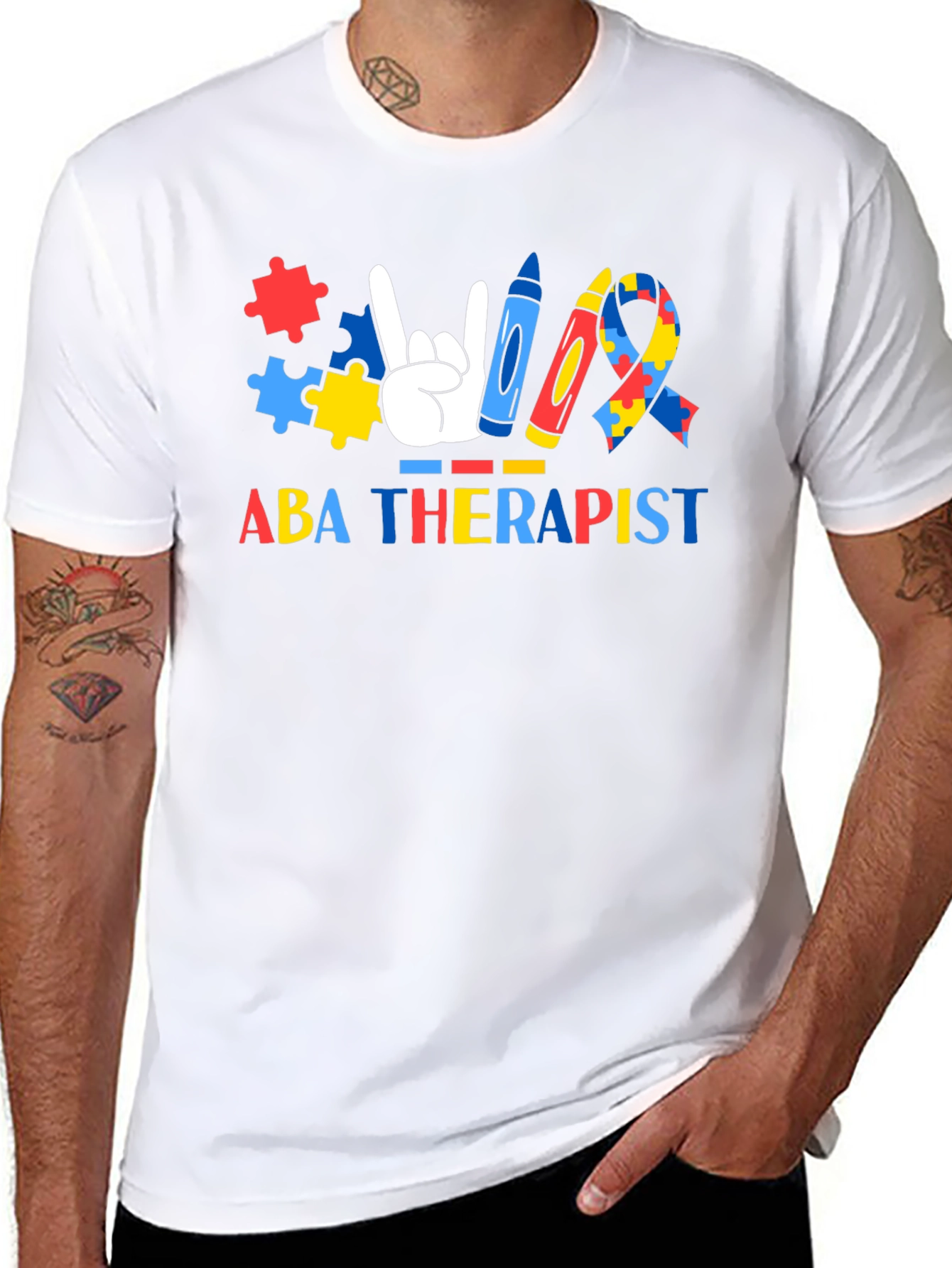 ABA Therapist Autism Awareness T-Shirt