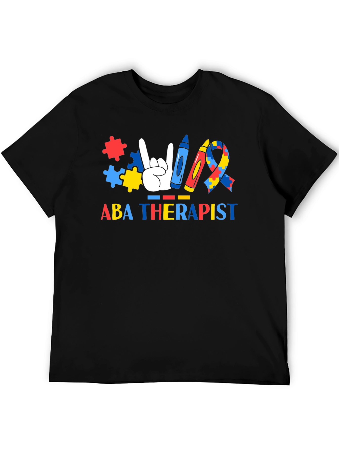ABA Therapist Autism Awareness T-Shirt