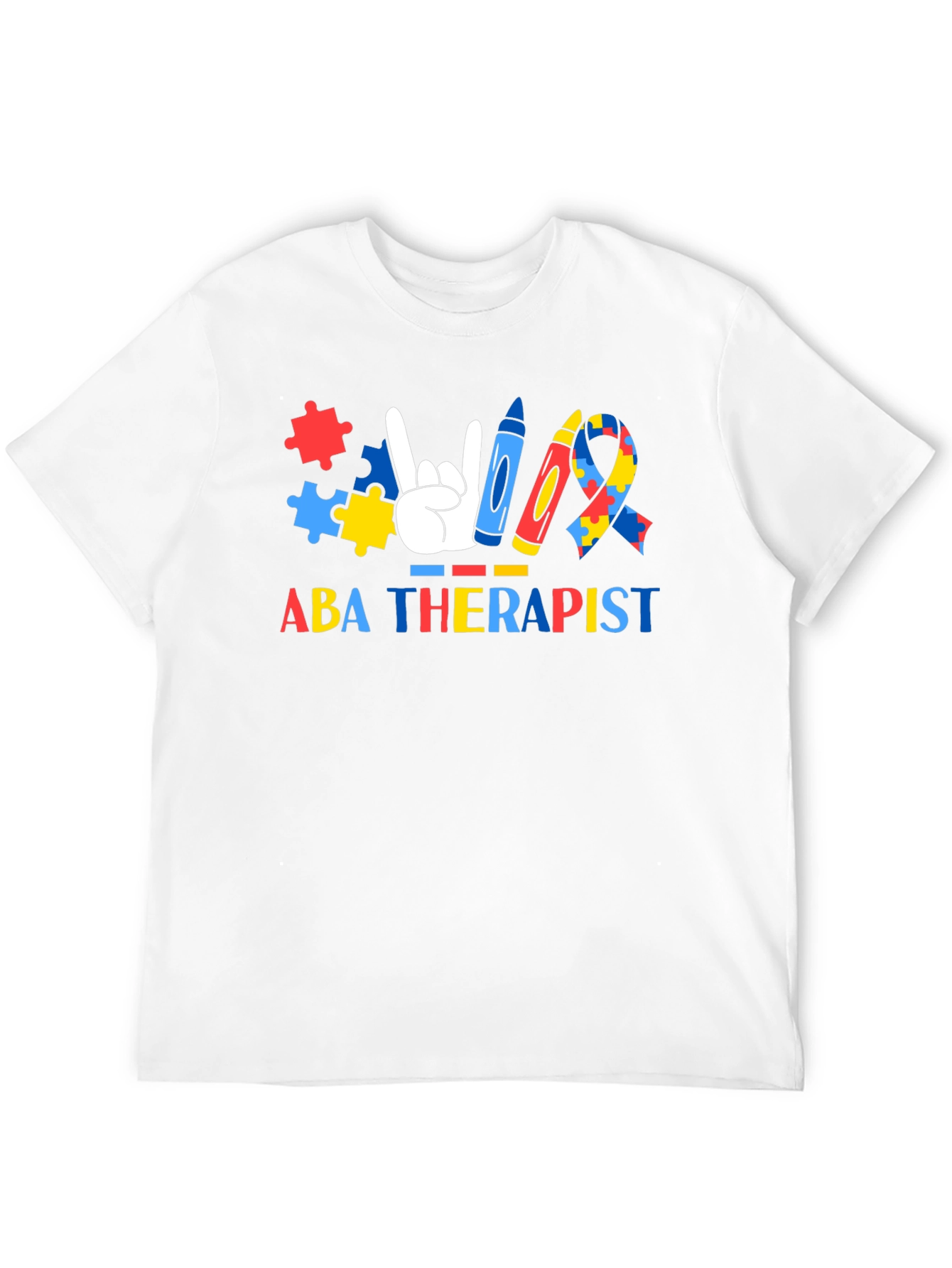 ABA Therapist Autism Awareness T-Shirt