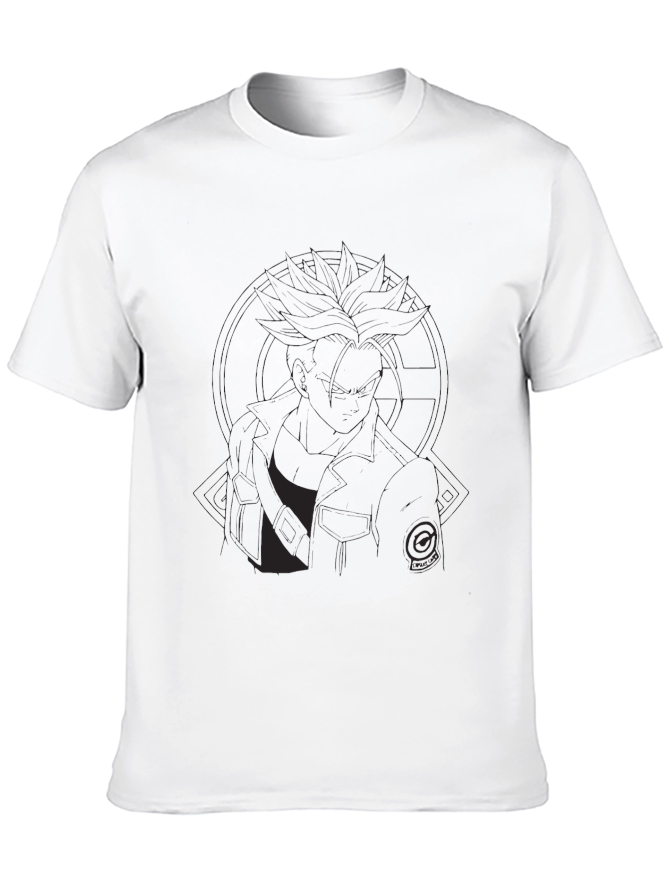 Mens Black Graphic Print T-Shirt