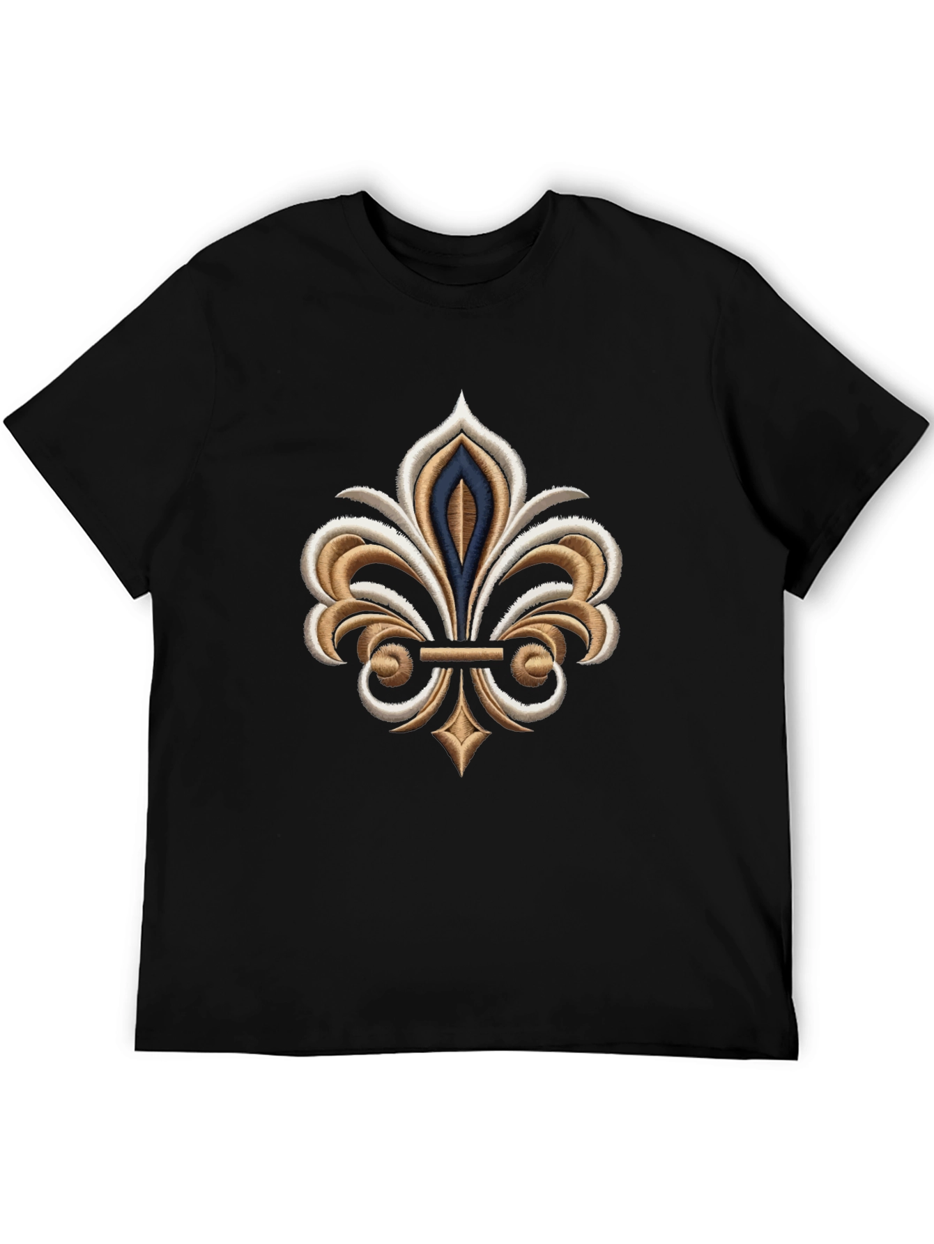 Fleur-de-lis Graphic Black T-Shirt