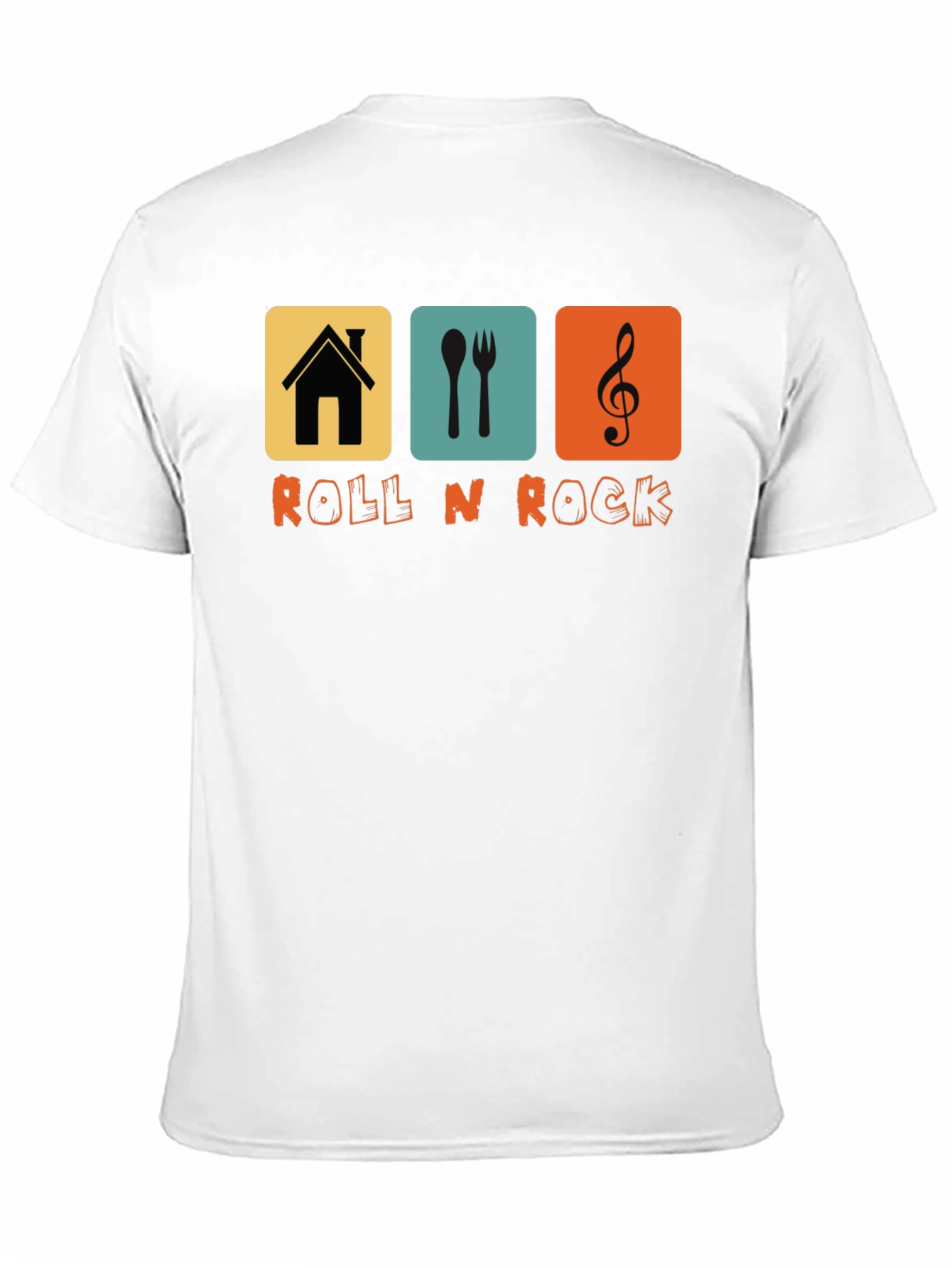 Retro Roll N Rock Graphic T-Shirt