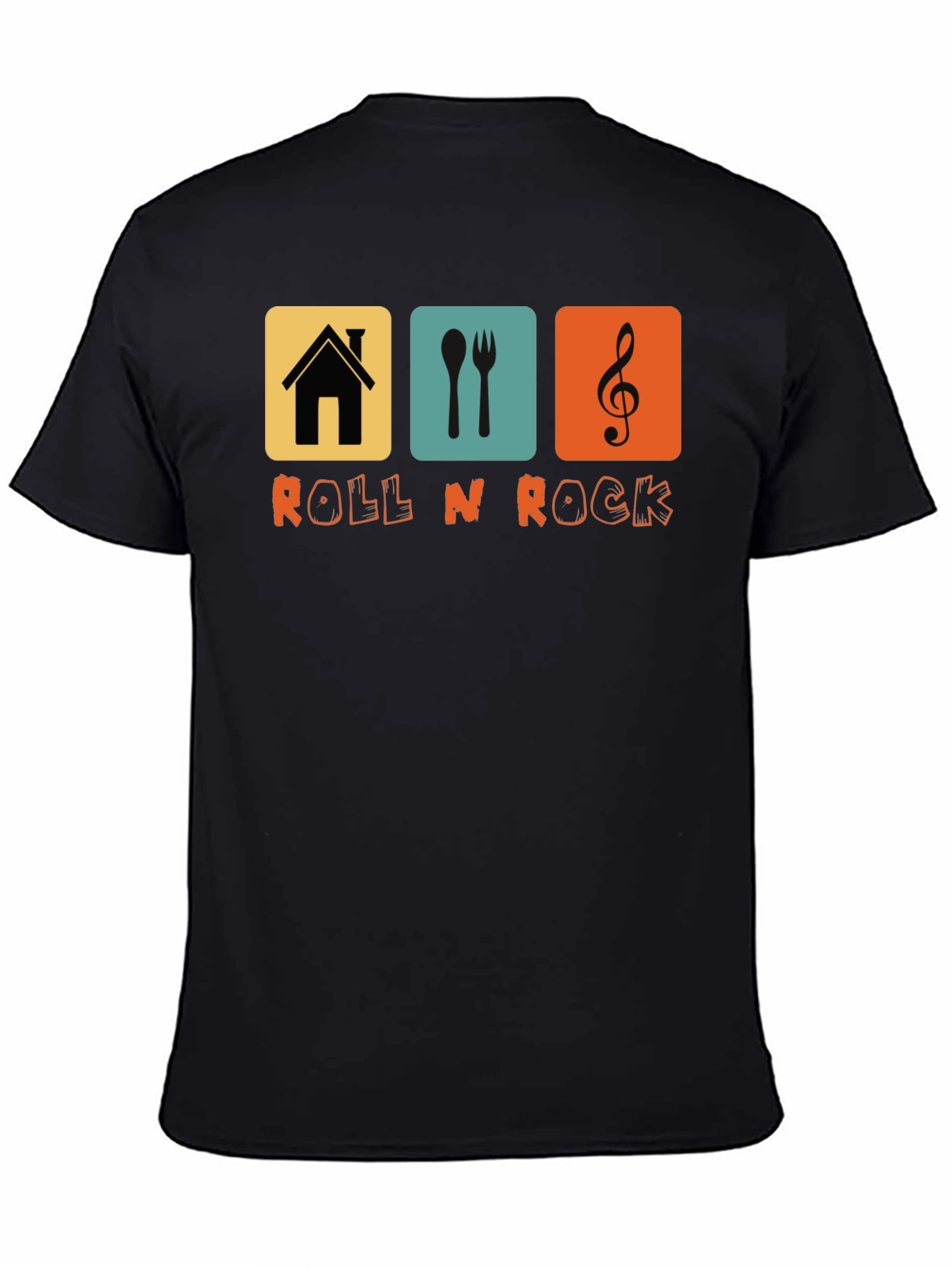 Retro Roll N Rock Graphic T-Shirt