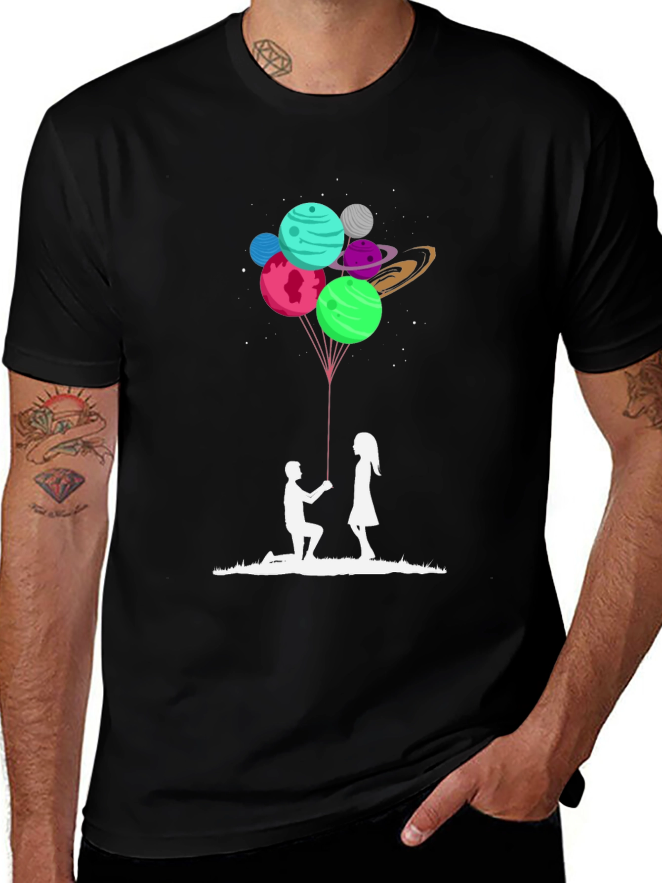 Planetary Love Proposal T-Shirt