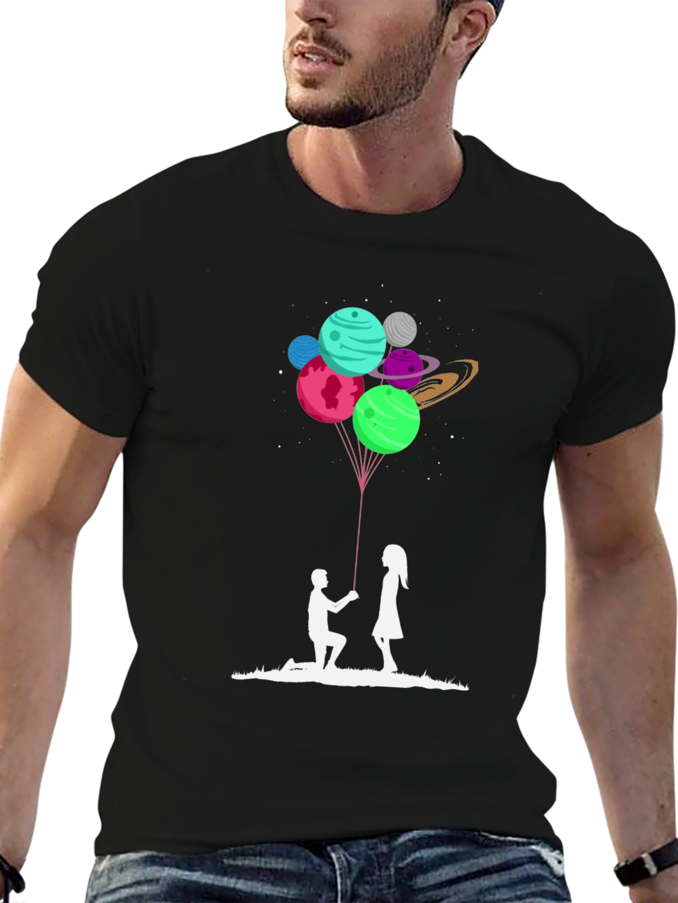 Planetary Love Proposal T-Shirt