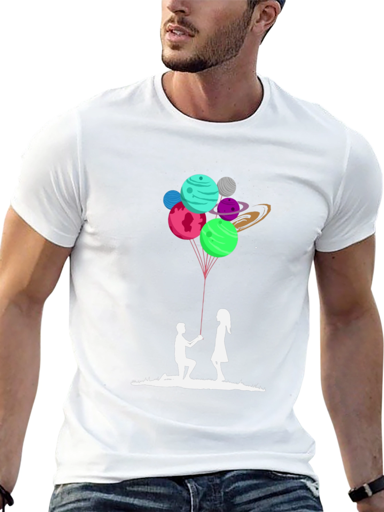 Planetary Love Proposal T-Shirt