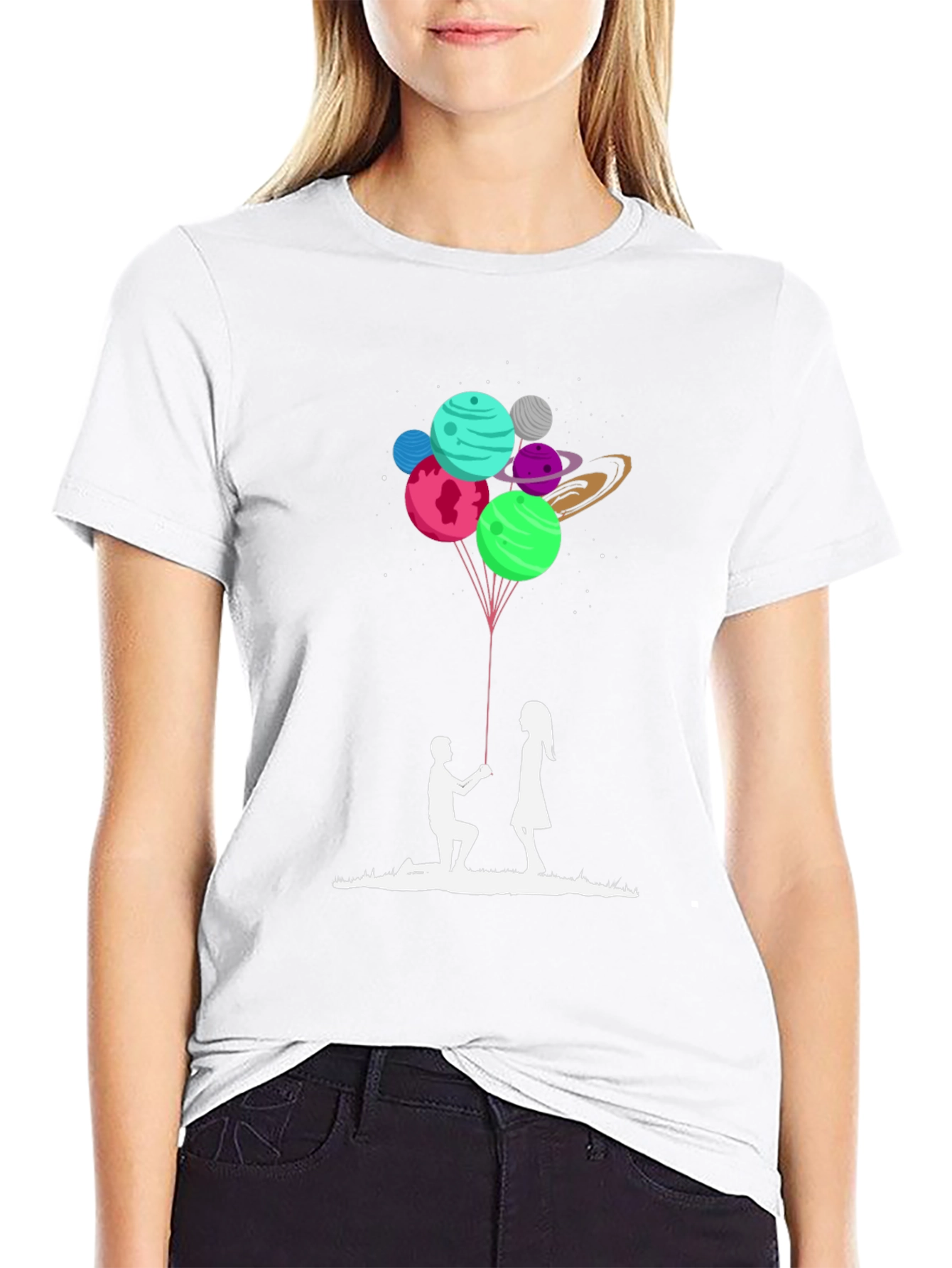 Planetary Love Proposal T-Shirt