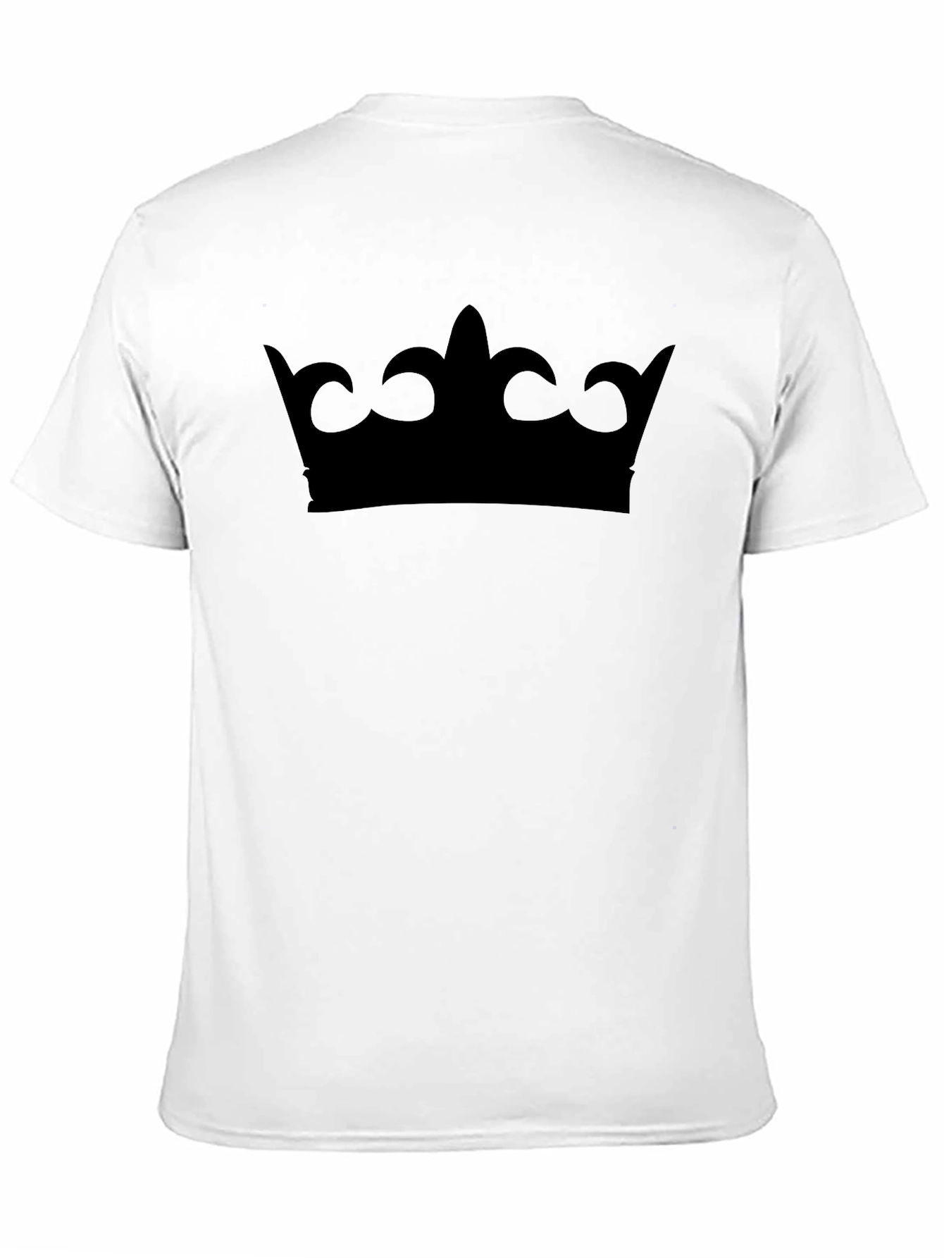 Crown Graphic Tee - Stylish Black T-Shirt