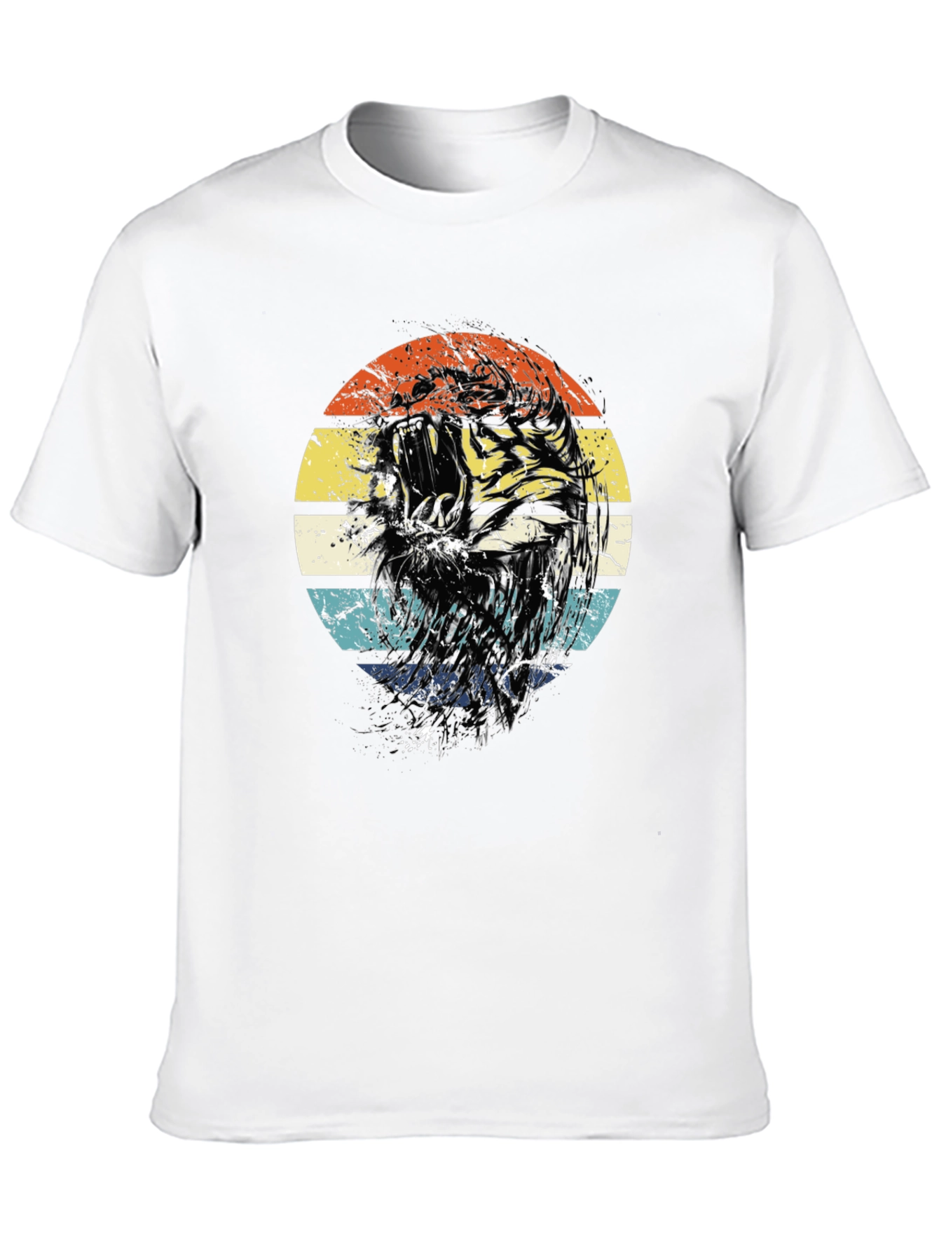 Retro Tiger Graphic T-Shirt