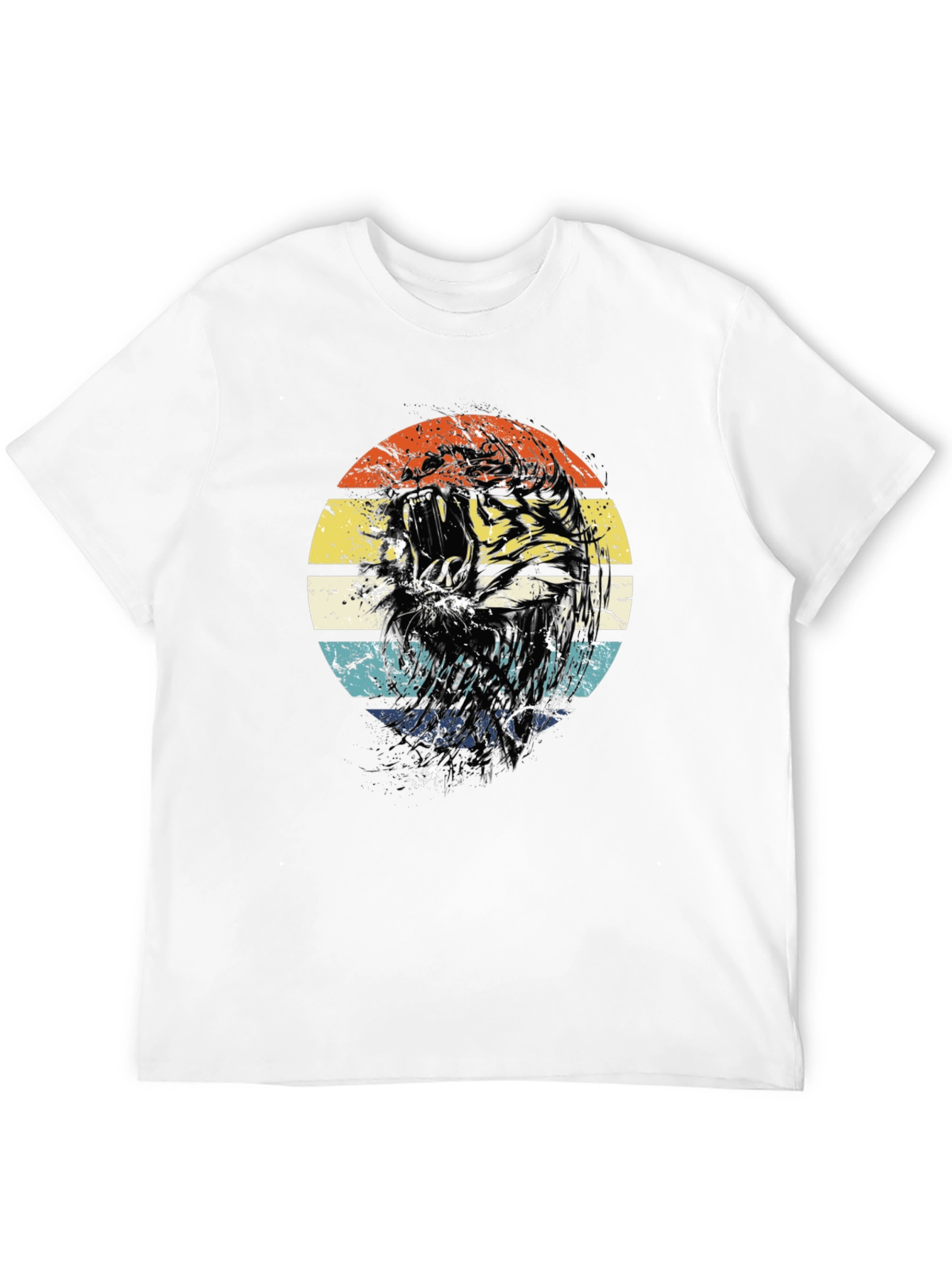 Retro Tiger Graphic T-Shirt