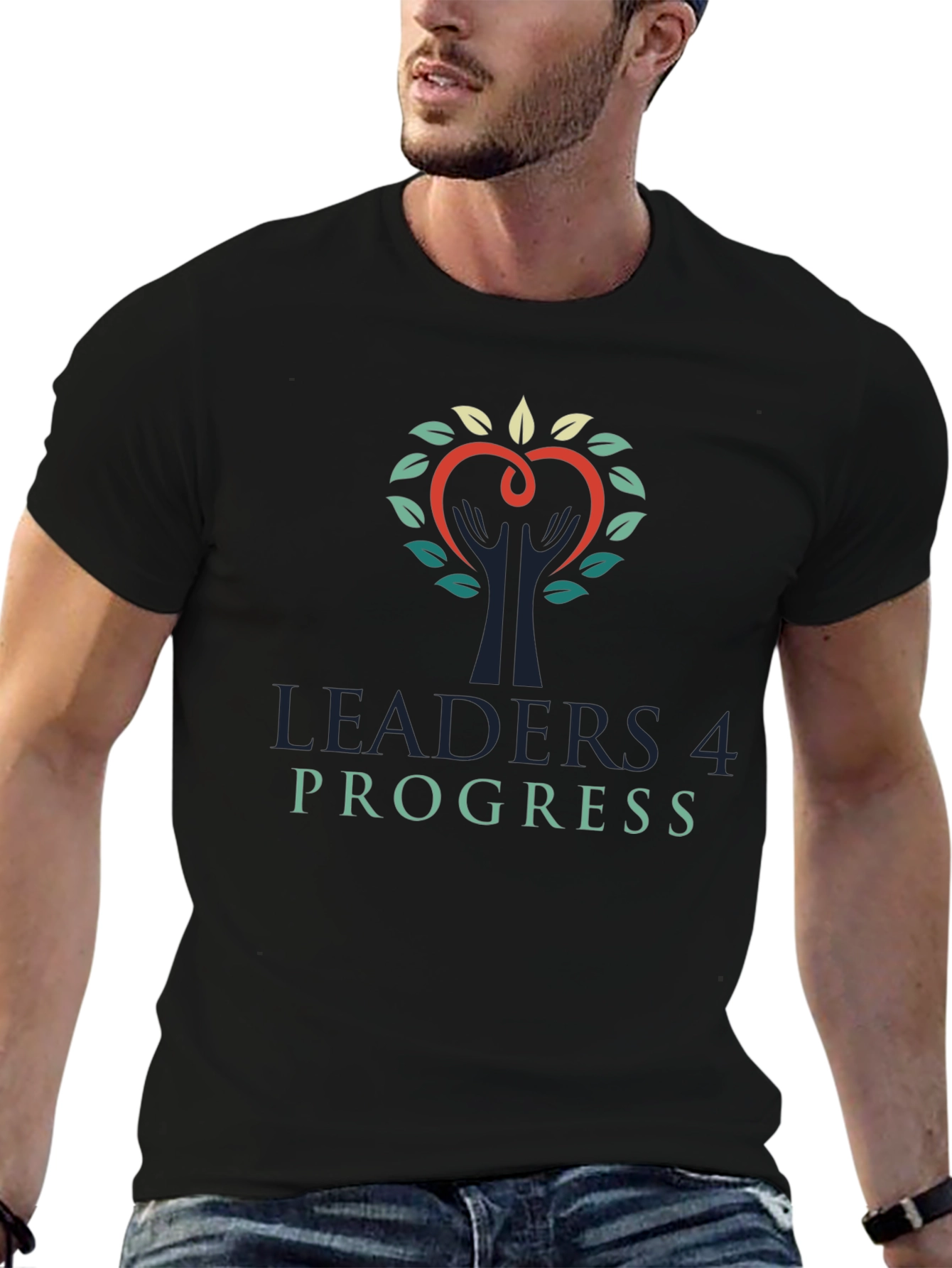 Leaders 4 Progress Graphic Tee - Black