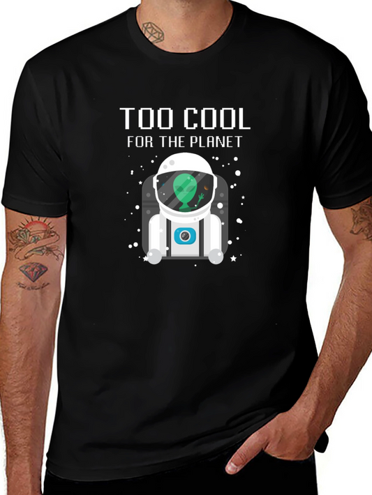 Too Cool for the Planet Alien Graphic T-Shirt