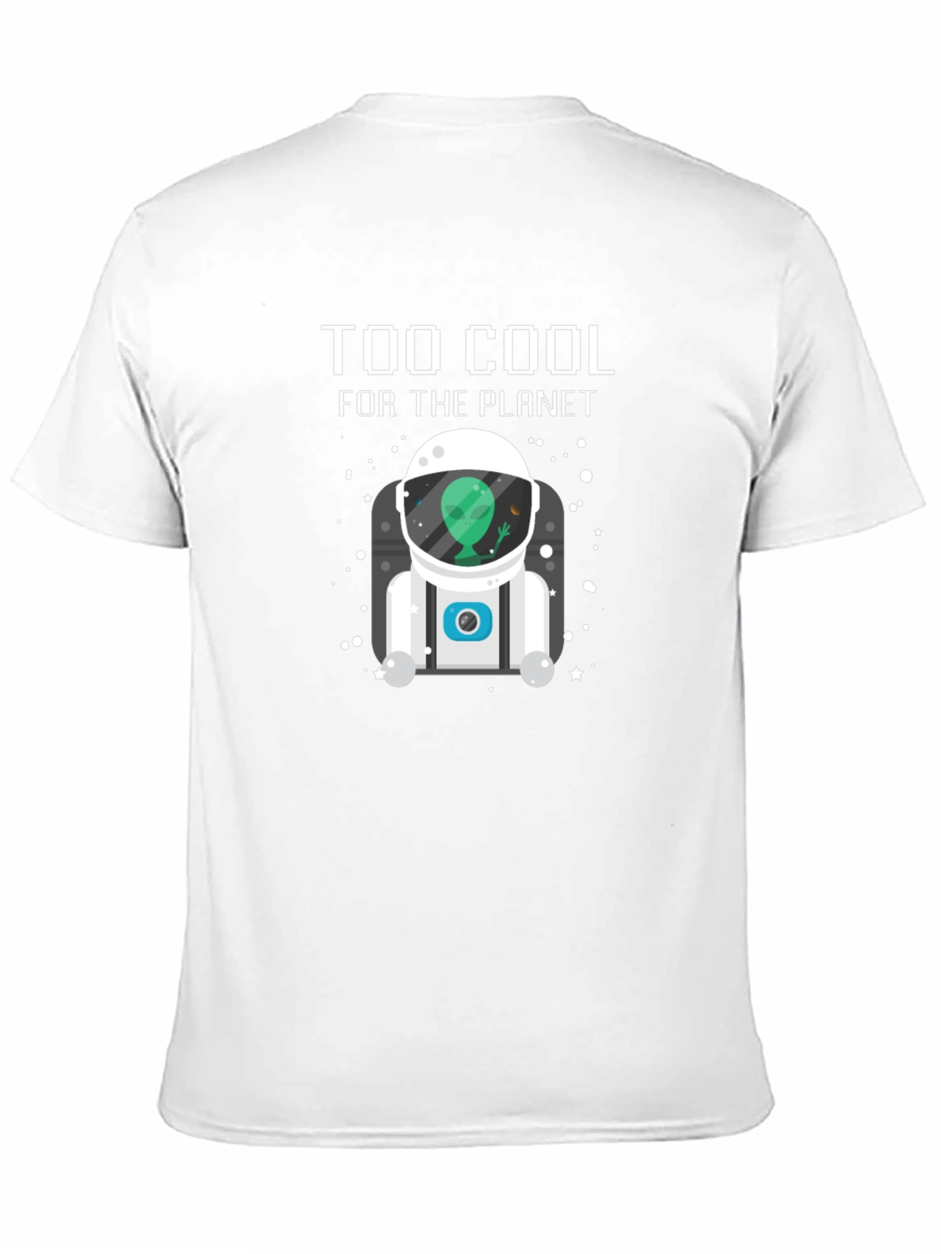 Too Cool for the Planet Alien Graphic T-Shirt