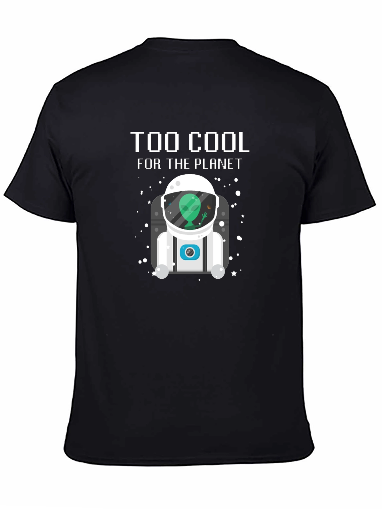 Too Cool for the Planet Alien Graphic T-Shirt