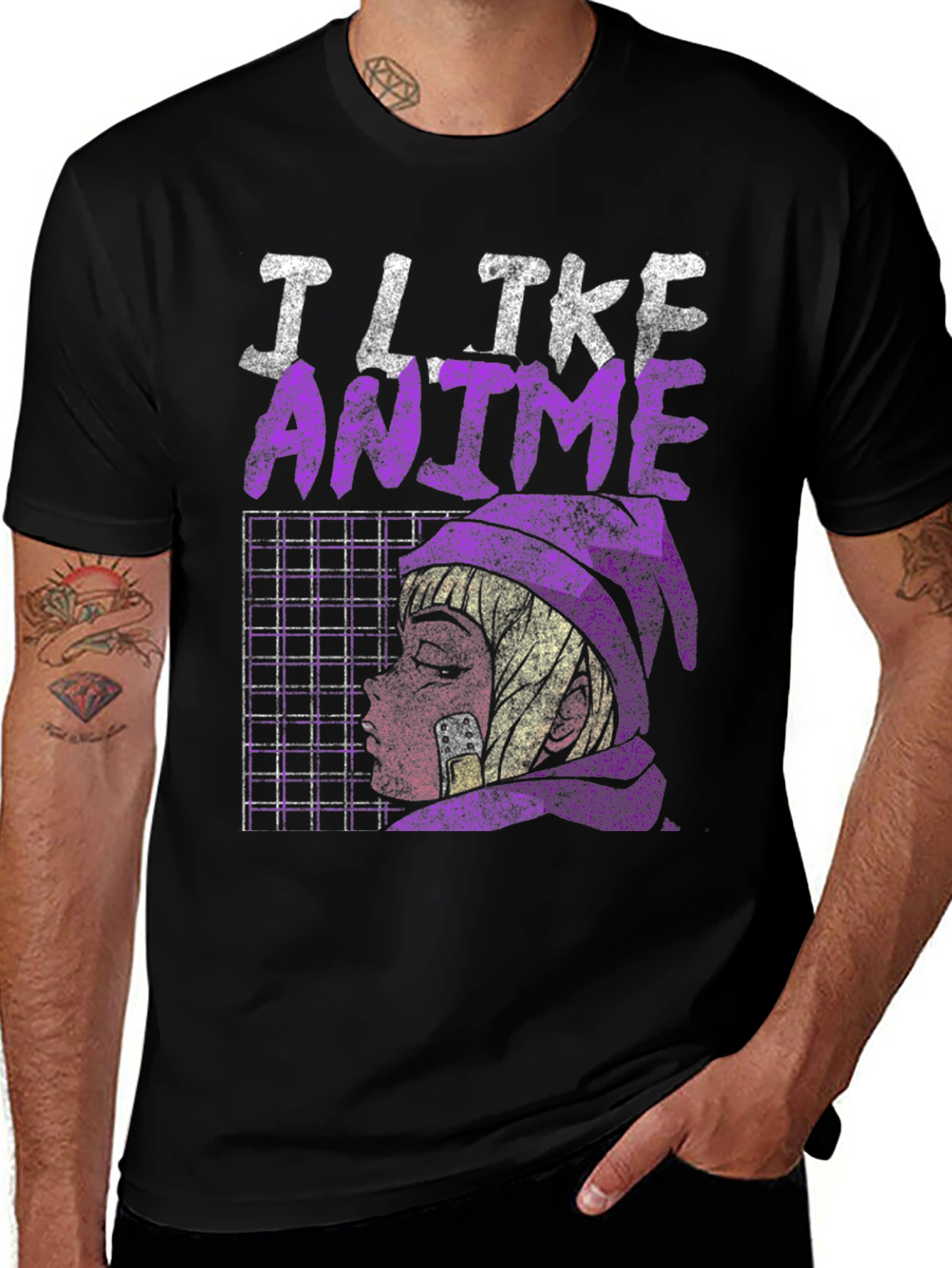 I Like Anime Graphic T-Shirt