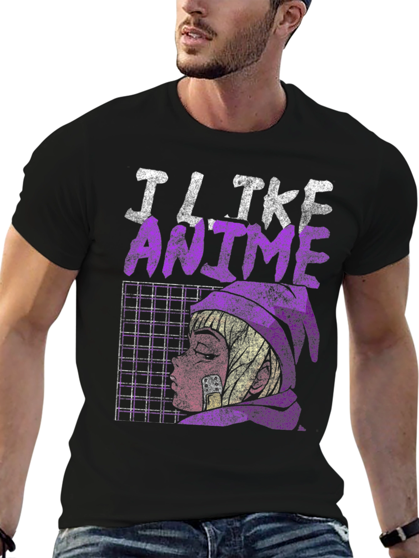 I Like Anime Graphic T-Shirt