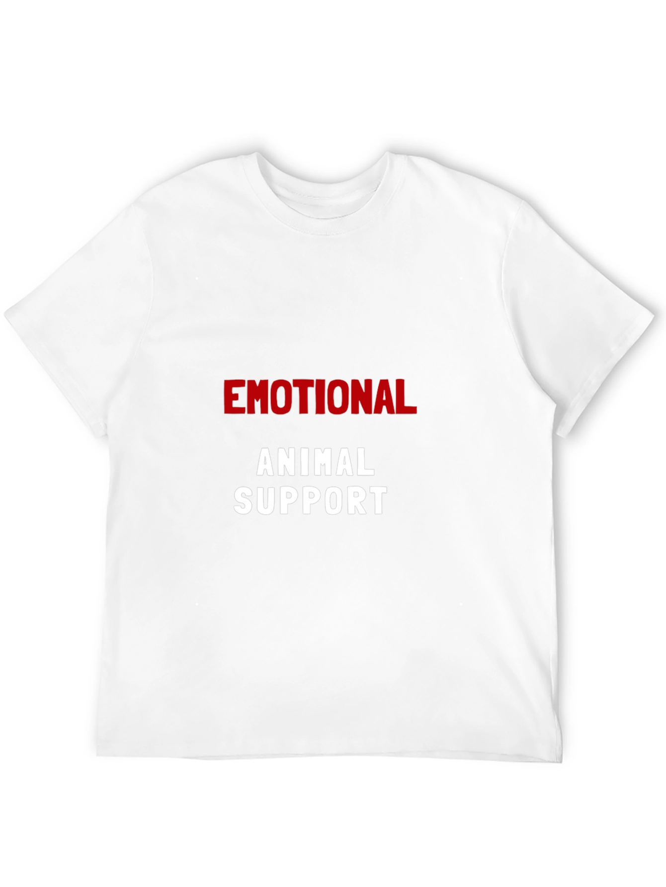 Emotional Animal Support Black T-Shirt